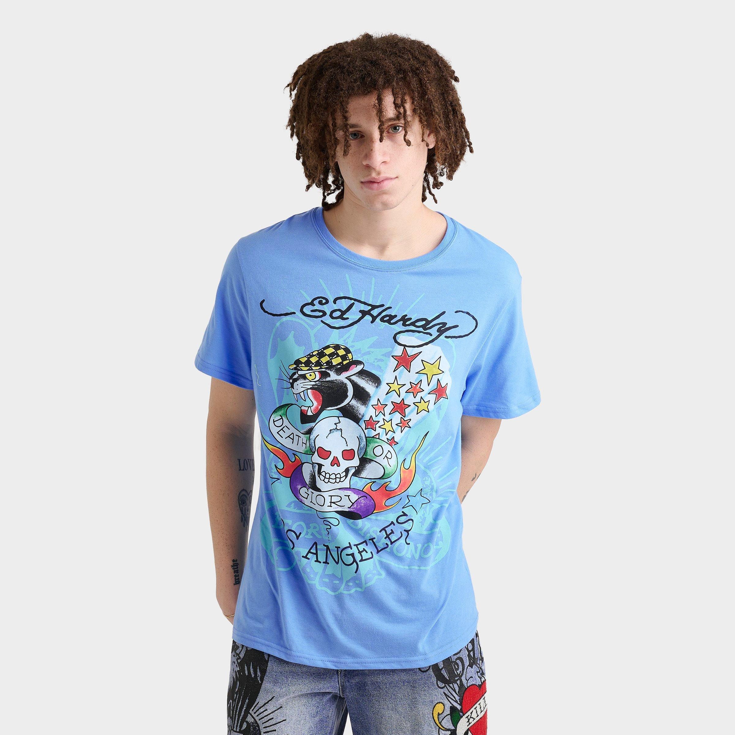 Men's Ed Hardy Skull Panther T-Shirt