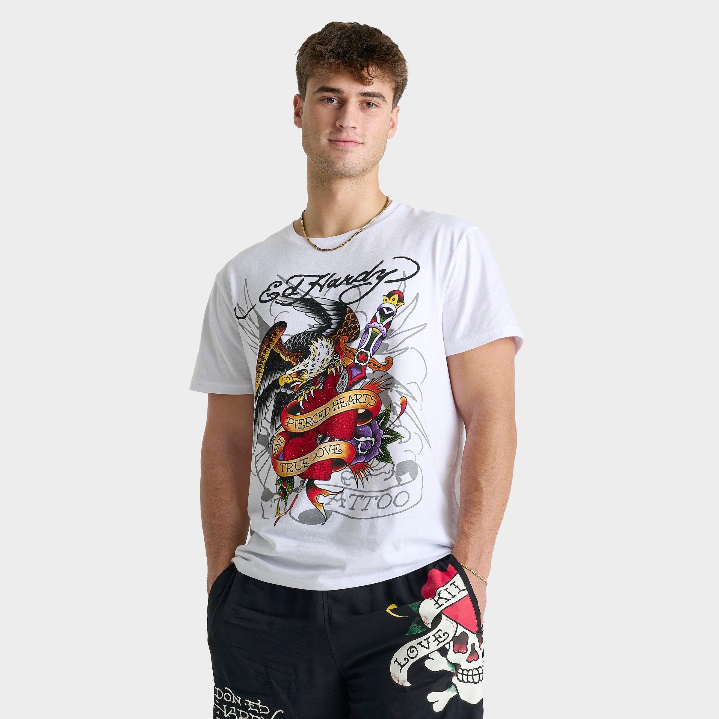 Men's Ed Hardy Pierced Eagle Graphic T-Shirt