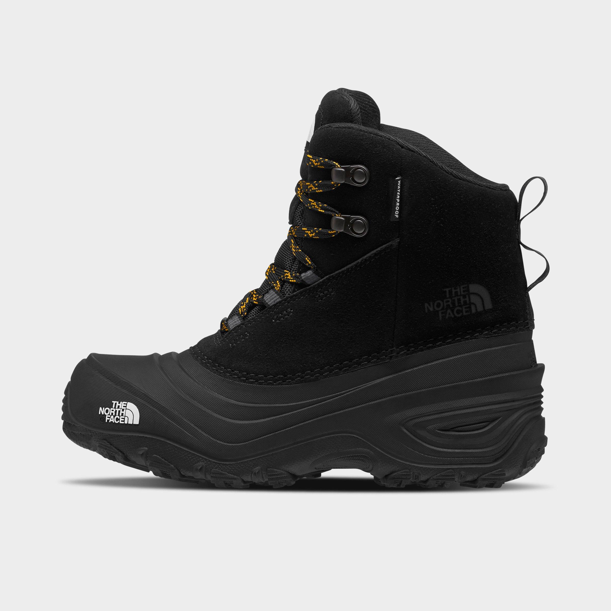 The North Face Little Kids Chilkat V Lace Waterproof Boots in TNF Black Size: 1.0