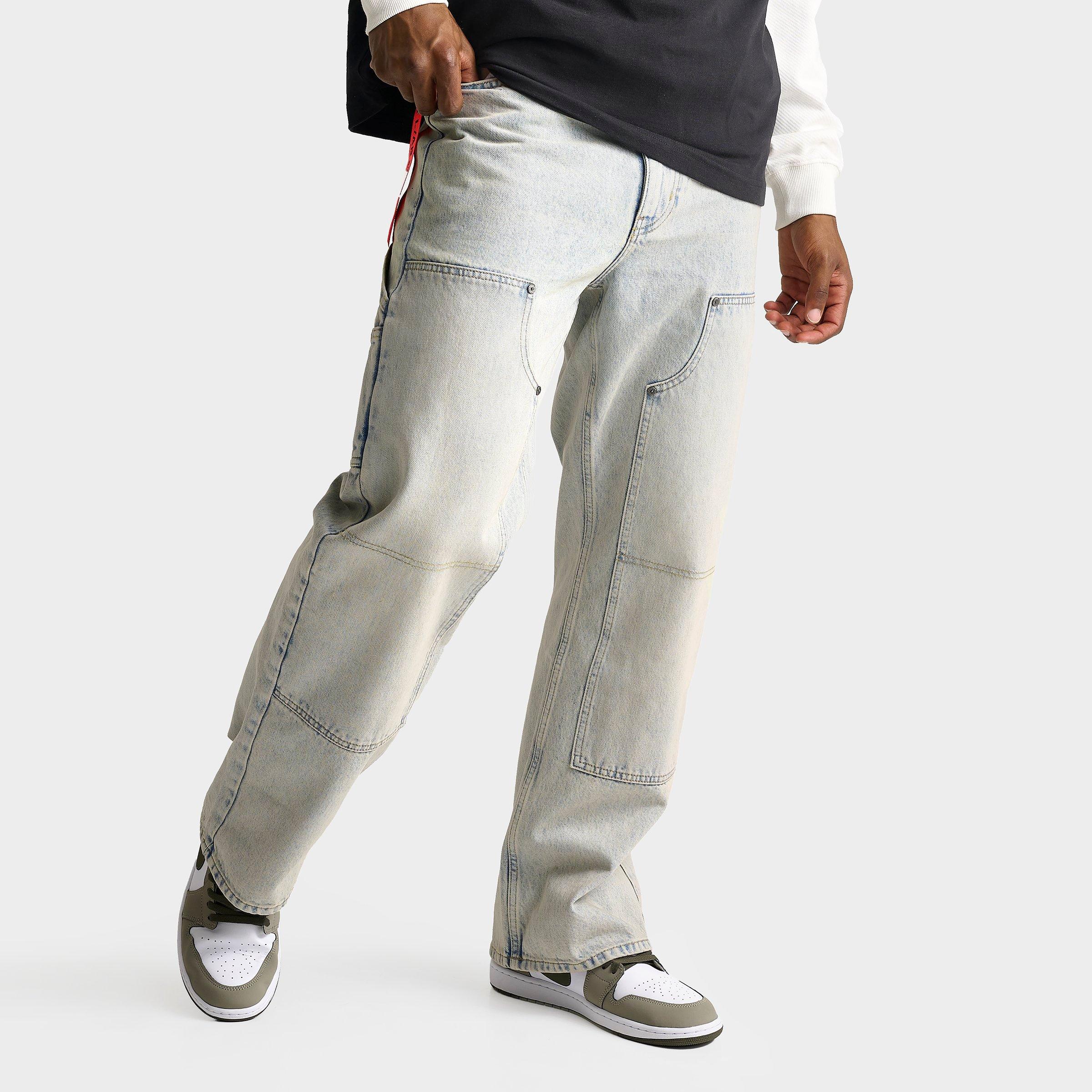 LAB Off White Men's L/AB c/o Off-White Diagonal Carpenter Jeans