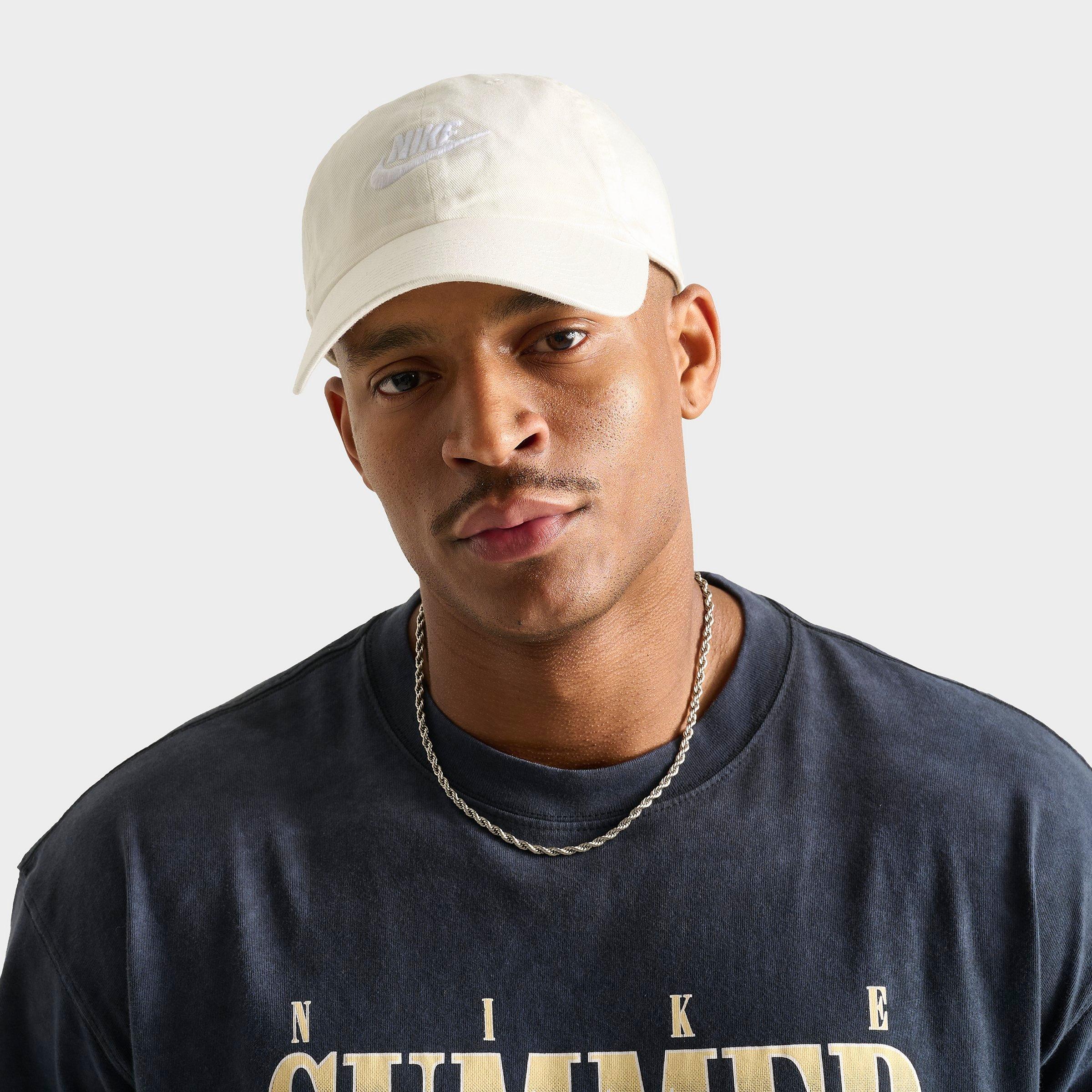 Nike Club Unstructured Futura Wash Strapback Hat in Sail/White Size: Small/Medium
