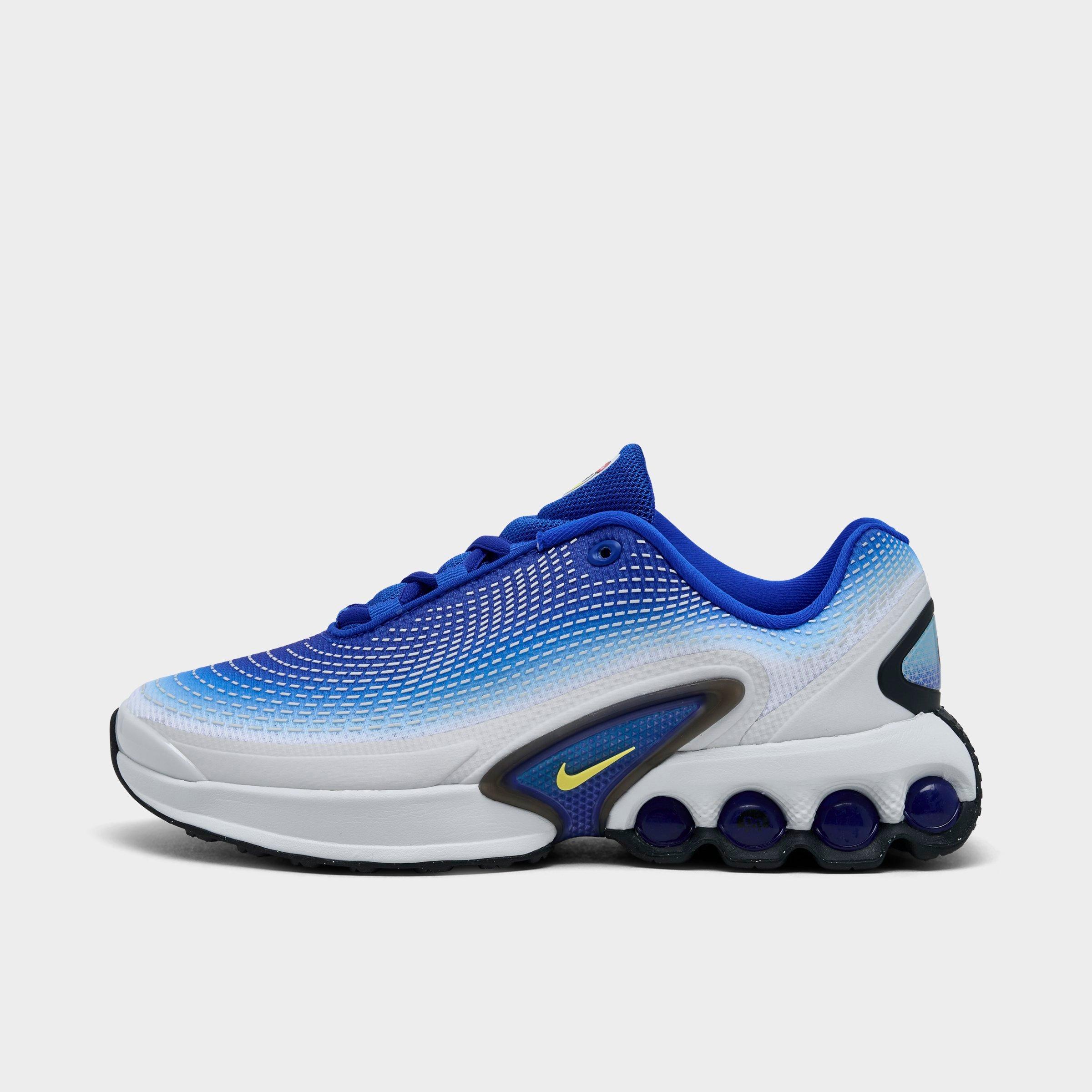 Nike Big Kids Air Max Dn Casual Shoes in Racer Blue/Blue Fury/Black Size: 4.0