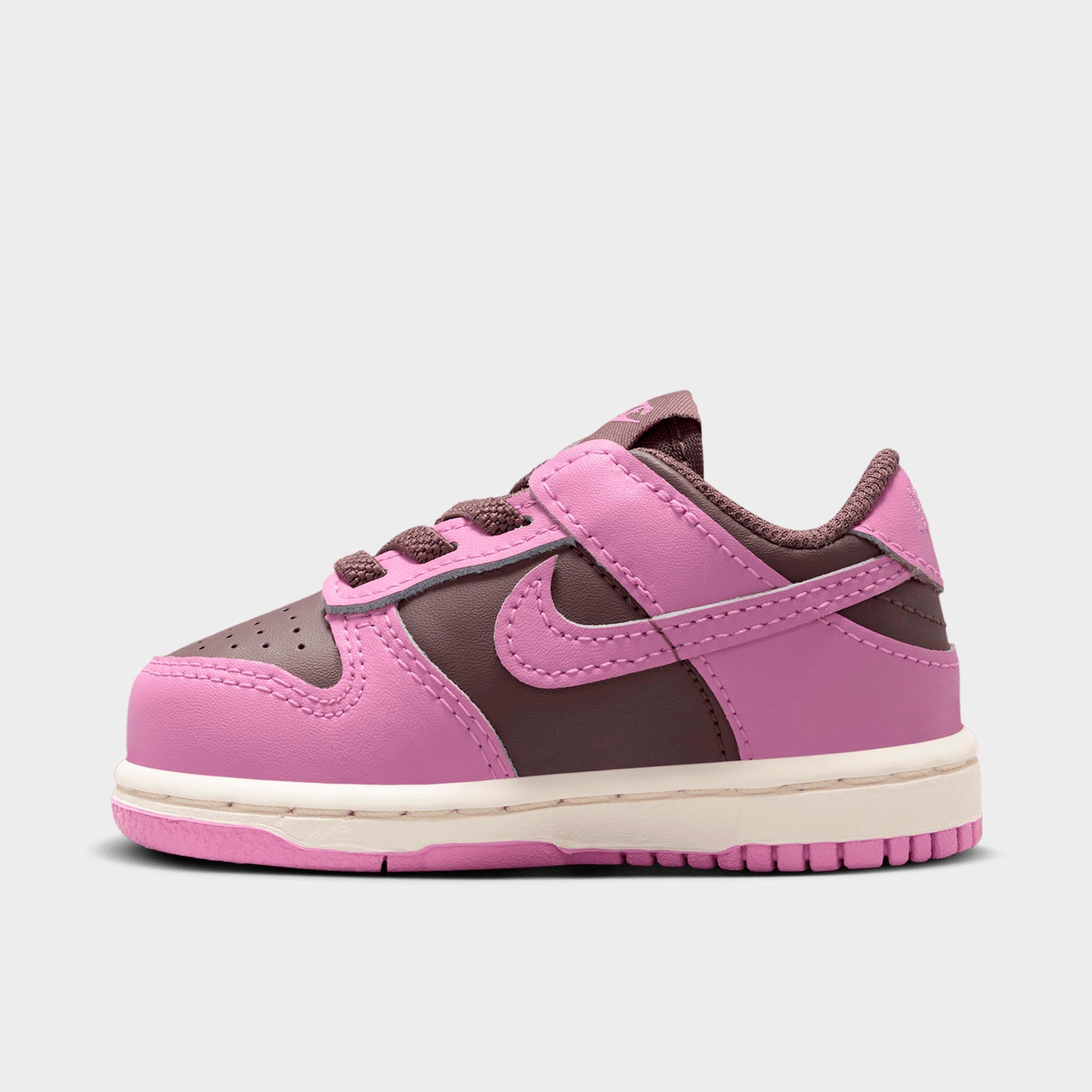 Nike Kids Toddler Dunk Low Casual Shoes in Tattoo/Pale Ivory/Light Magenta Size: 5.0