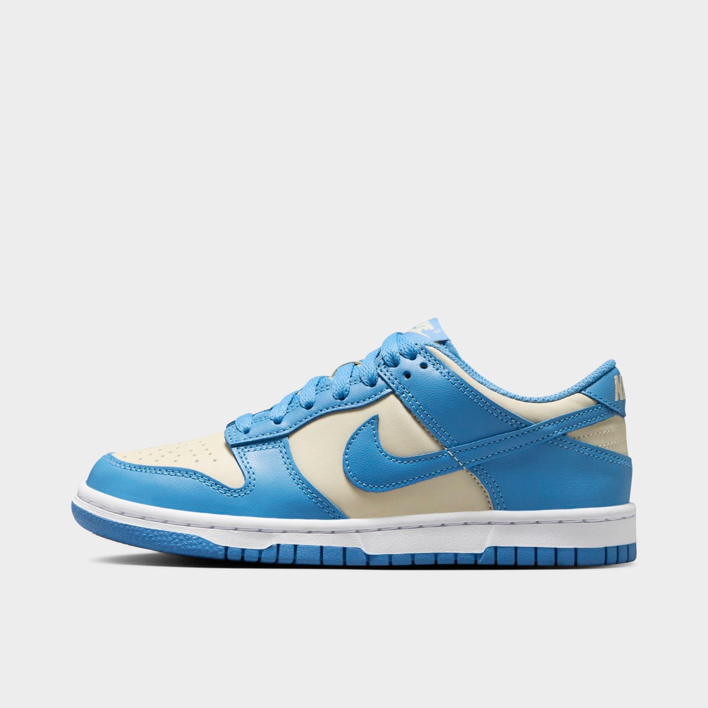 Nike Big Kids Dunk Low Casual Shoes in BLUE BEYOND/BL BYND- Size: 4.0