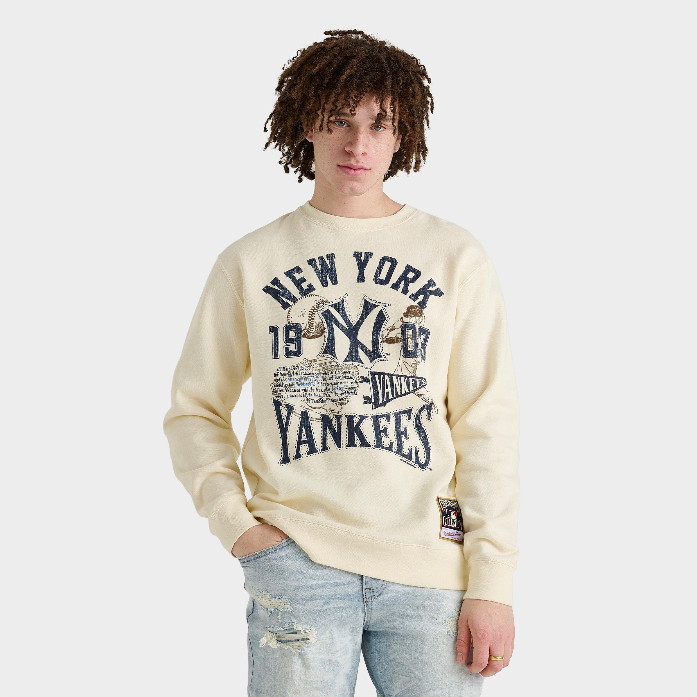 Men's Mitchell & Ness New York Yankees MLB Heritage Slugger Crewneck Sweatshirt