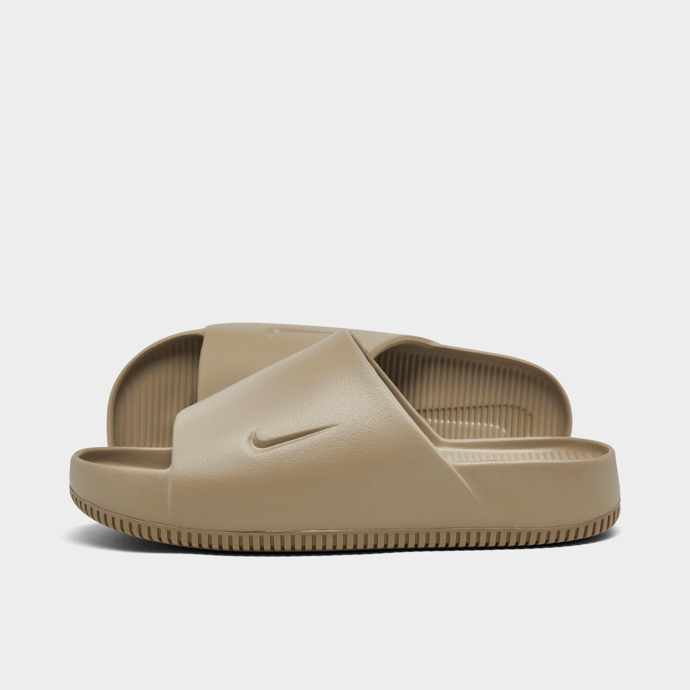 Nike Men's Calm Slide Sandals in Khaki Size: 7