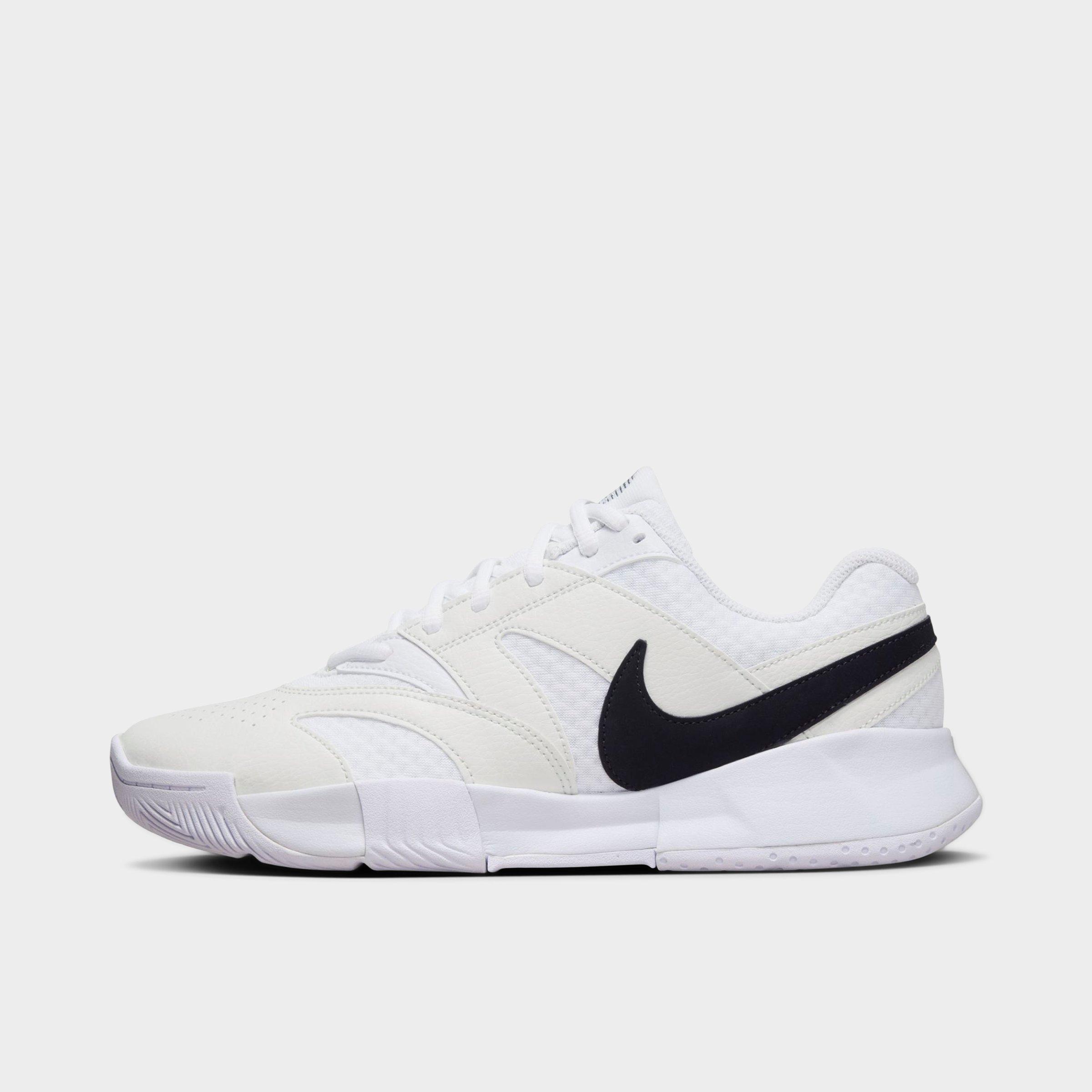Nike Women's Court Lite 4 Tennis Shoes in White/Black/Summit White Size: 5.5
