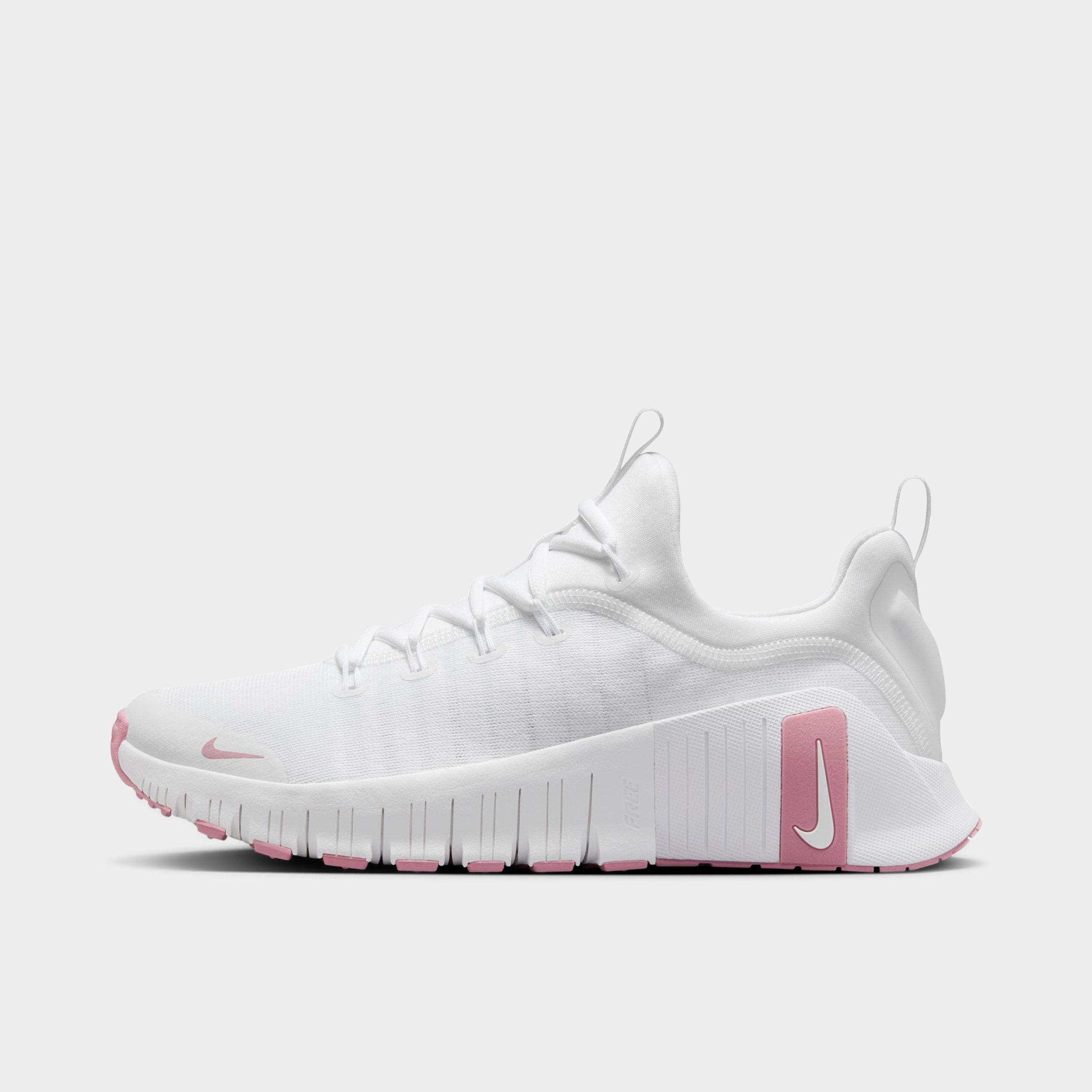 Nike Women's Free Metcon 6 Training Shoes in White/Elemental Pink Size: 10.5