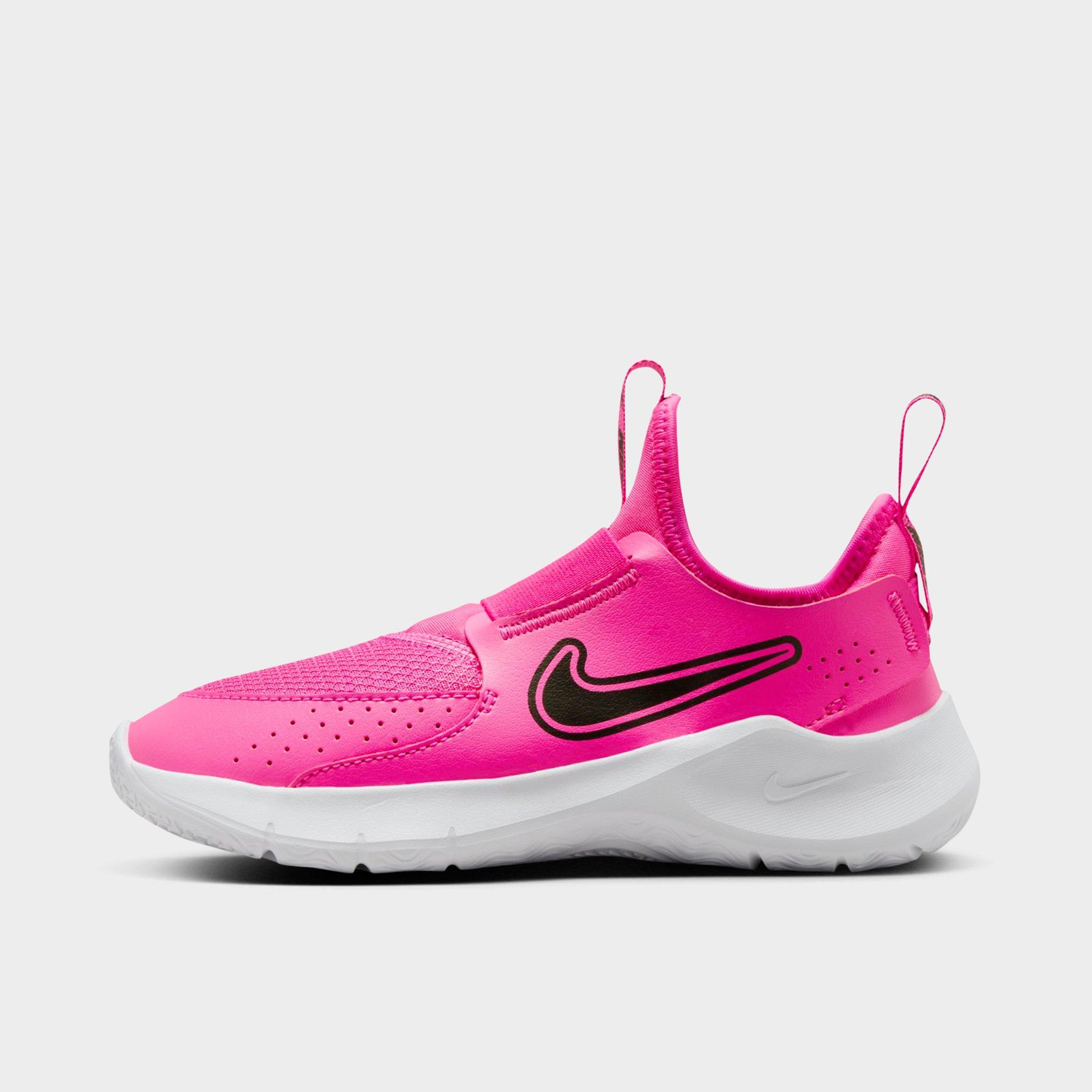 Nike Little Kids Flex Runner 3 Running Shoes in Laser Fuchsia/Black Size: 8