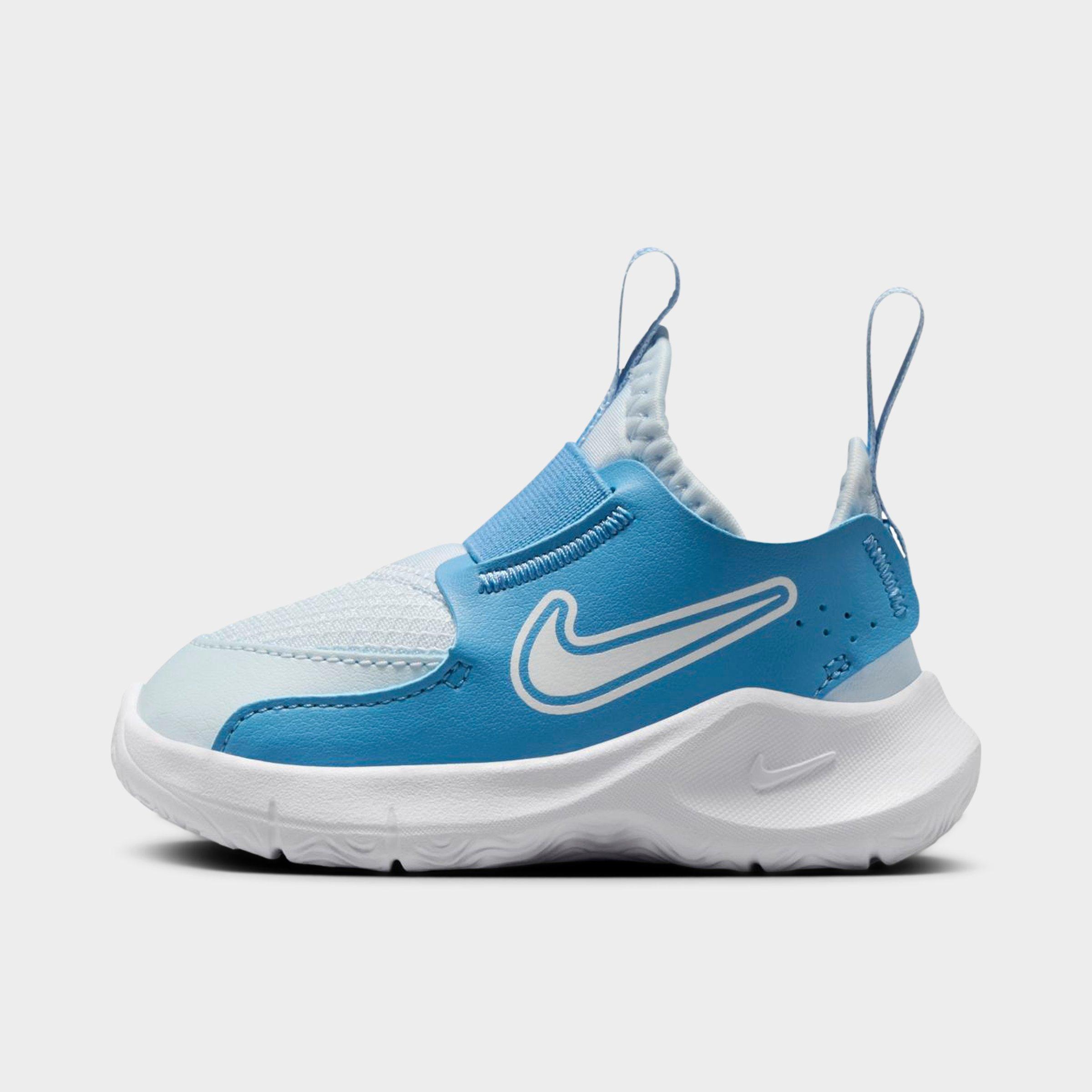 Nike Kids Toddler Flex Runner 3 Running Shoes in BLUE TINT/WHITE-BLUE Size: 2.0