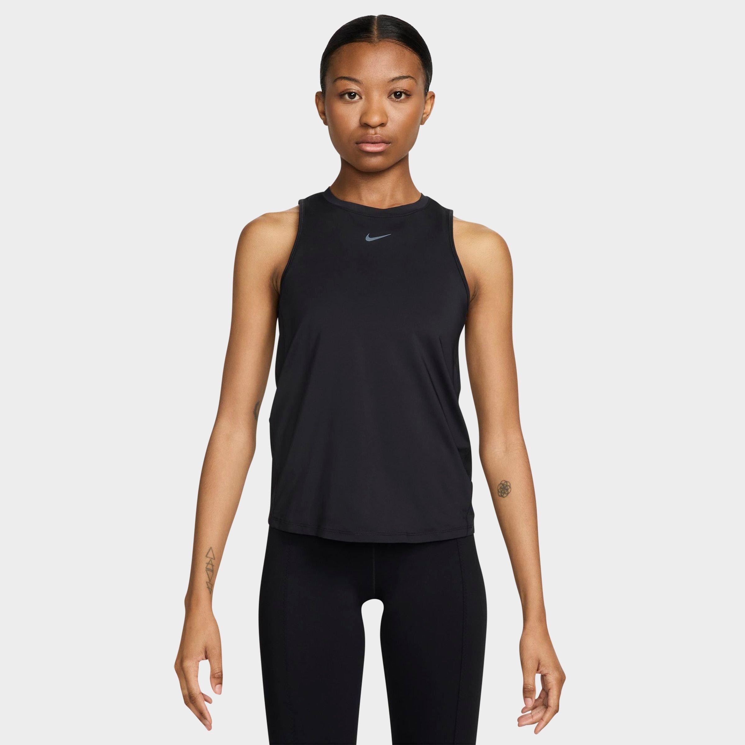 Nike Women's One Classic Dri-FIT Cropped Tank Top in Black Size: XS