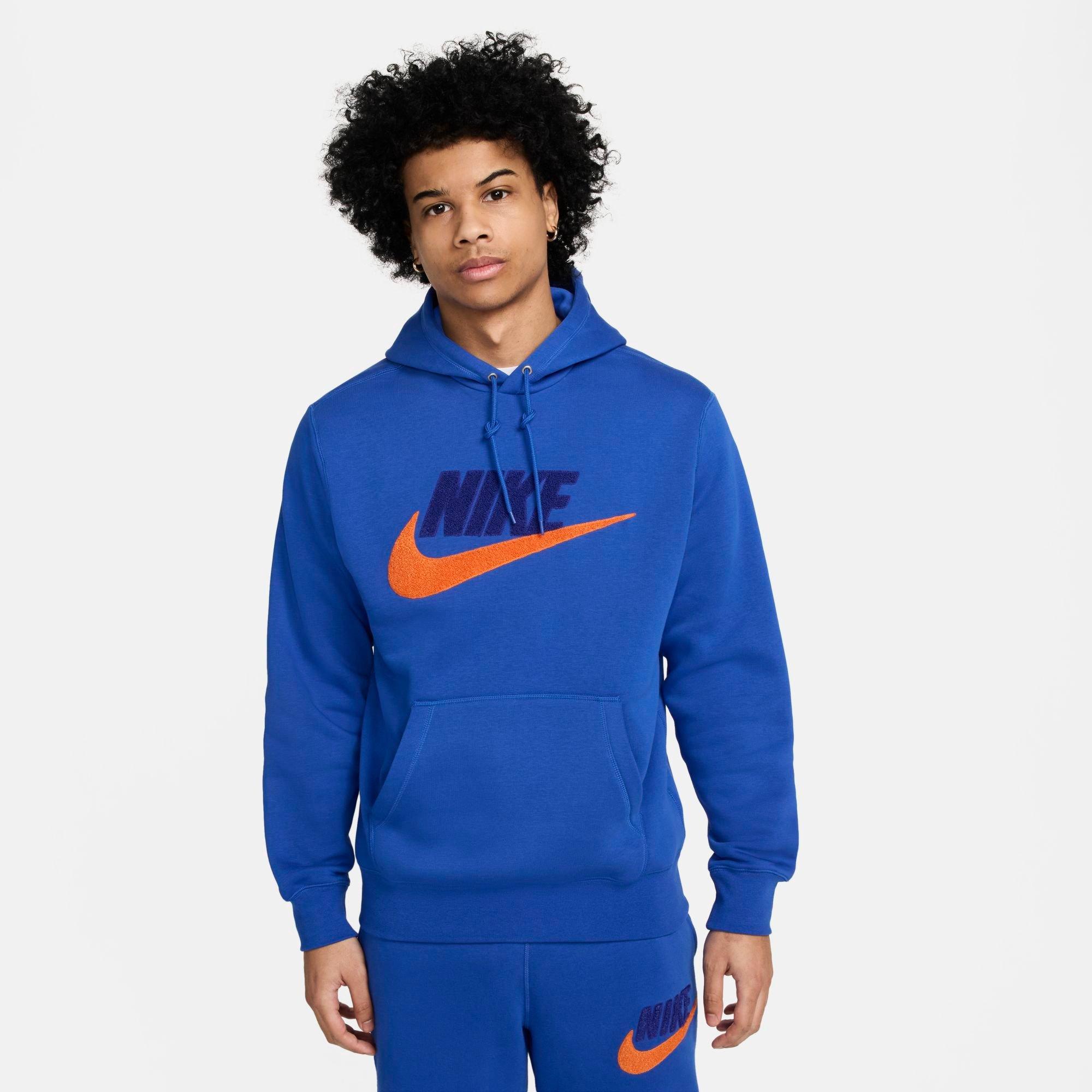 Men's Nike Club Fleece Chenille Futura Pullover Hoodie