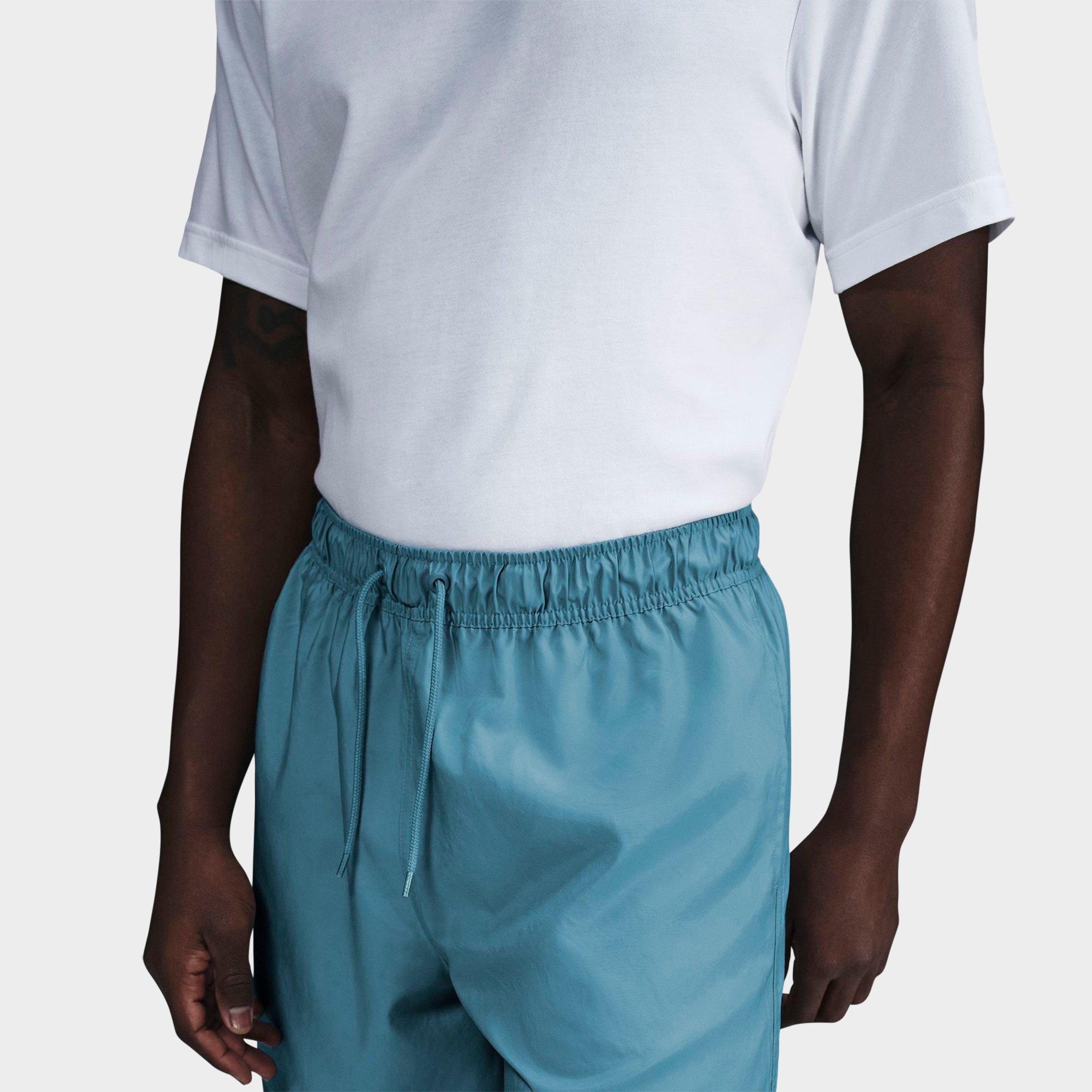 Nike Men's Club Woven 6" Flow Shorts in Denim Turquoise/White Size: XS
