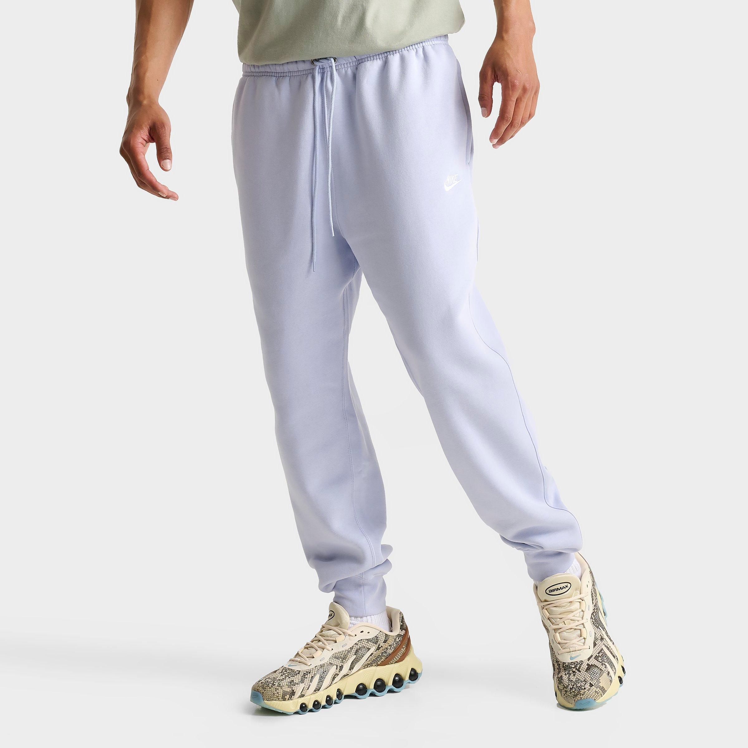 Nike Men's Club Fleece Premium Jogger Pants in Ghost/Ghost/White Size: XS