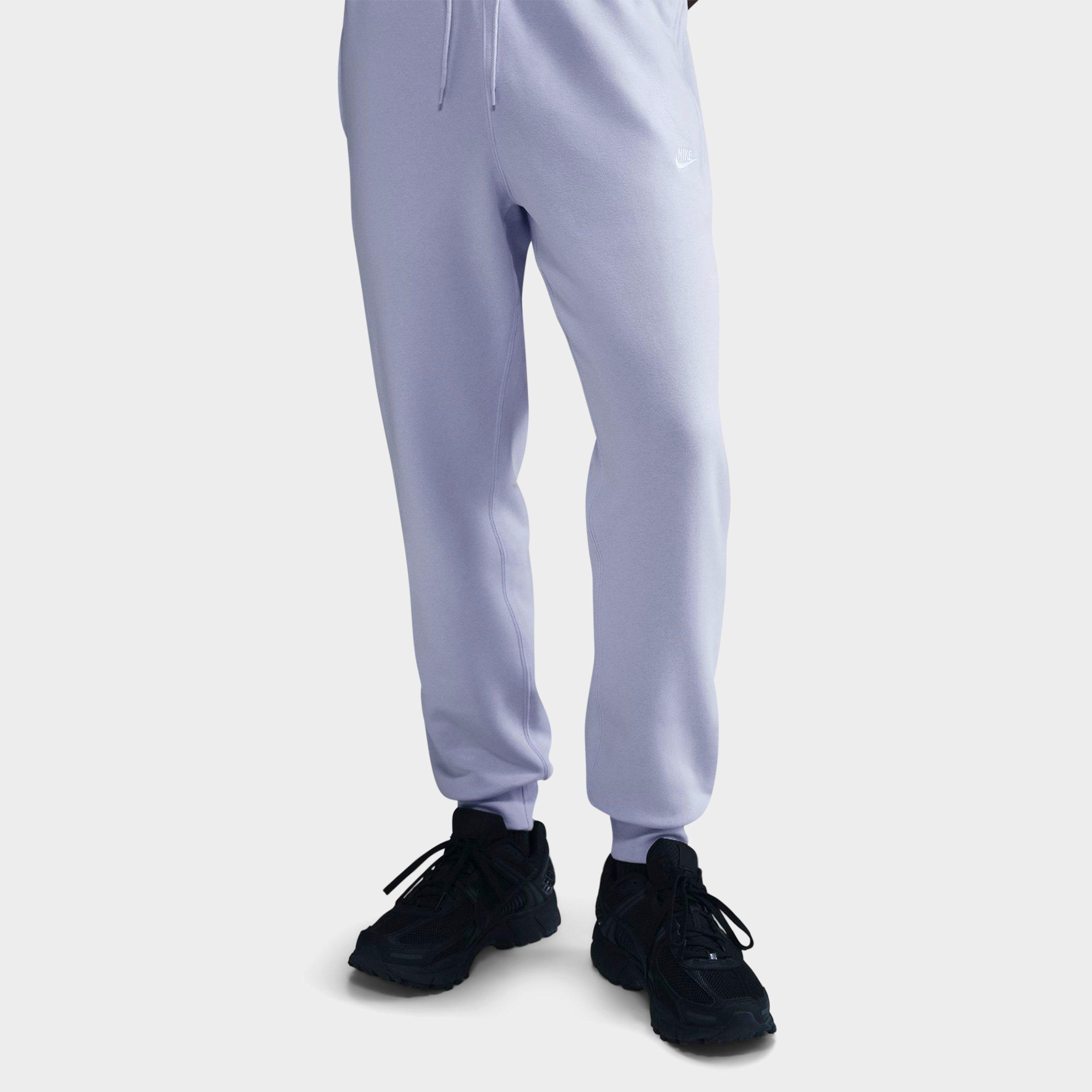 Nike Men's Club Fleece Premium Jogger Pants in Amethyst Tint/Amethyst Tint Size: XS