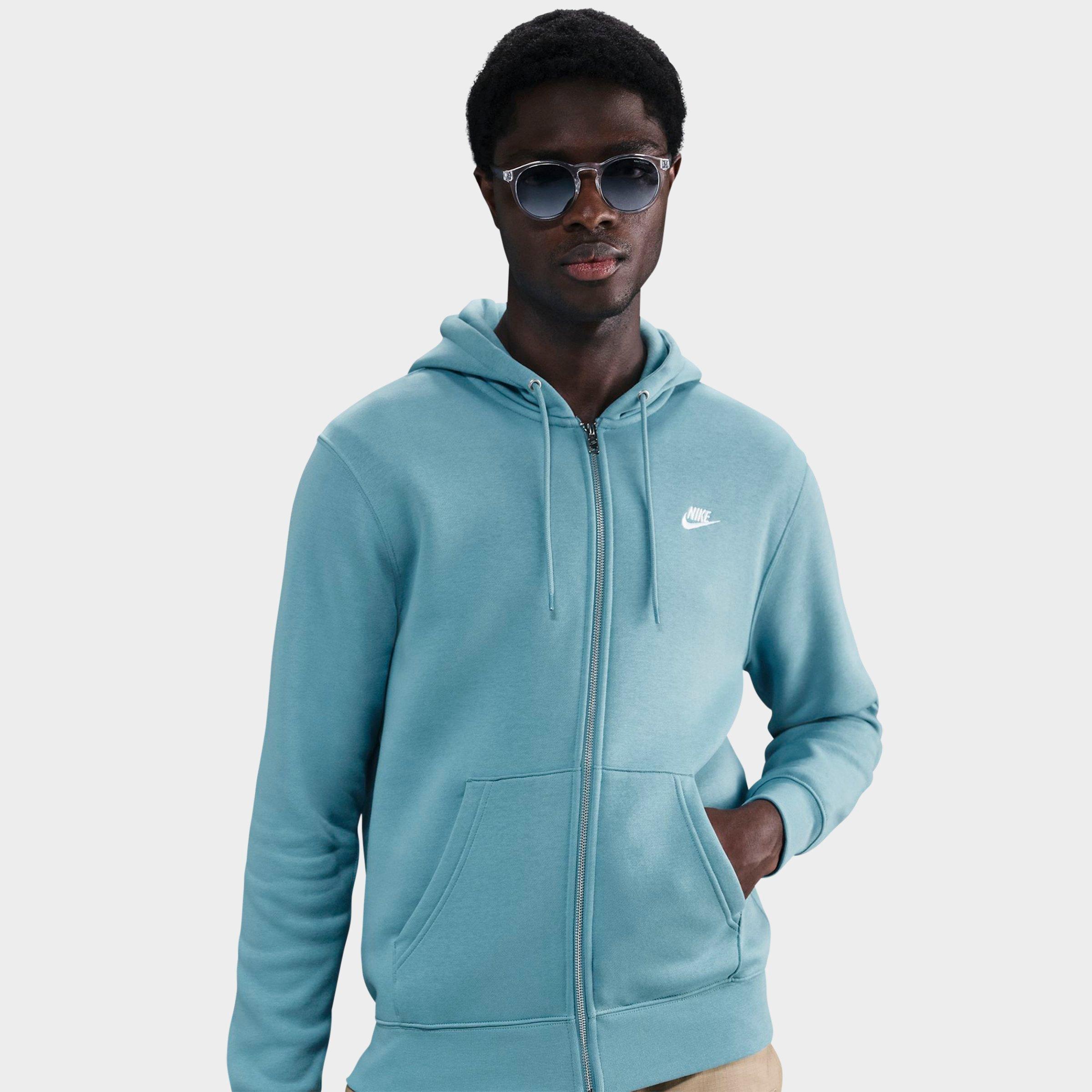 Men's Nike Club Fleece Embroidered Premium Full-Zip Hoodie