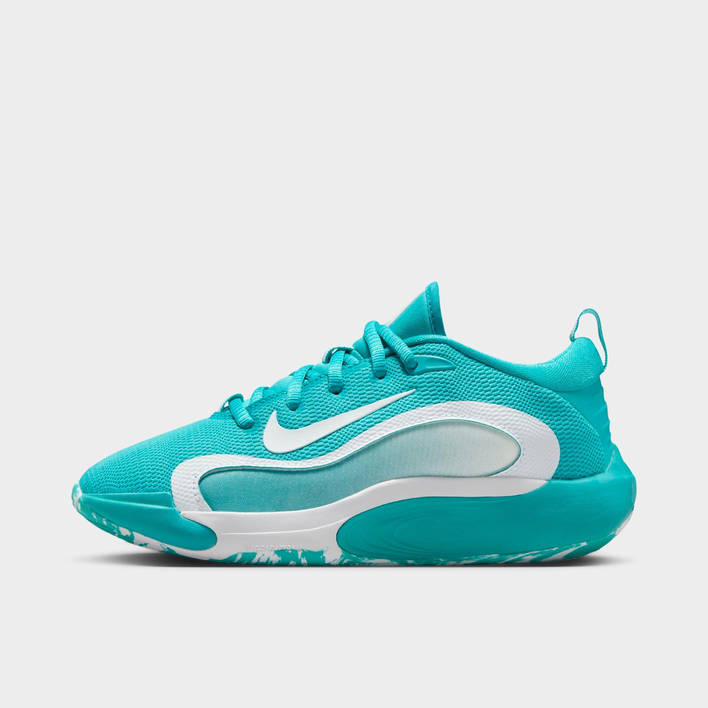 Nike Big Kids IsoFly Basketball Shoes in DUSTY CACTUS/WHITE Size: 1.0