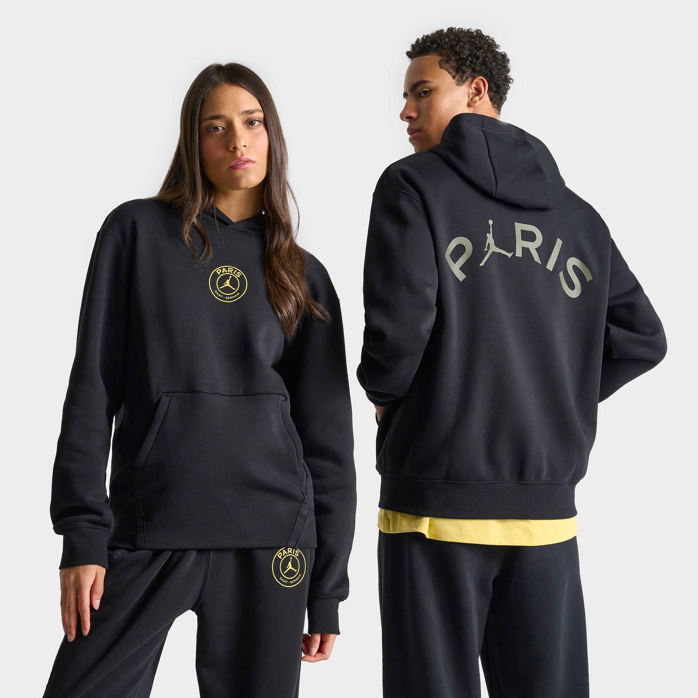 Men's Paris Saint-Germain Logo Fleece Pullover Hoodie