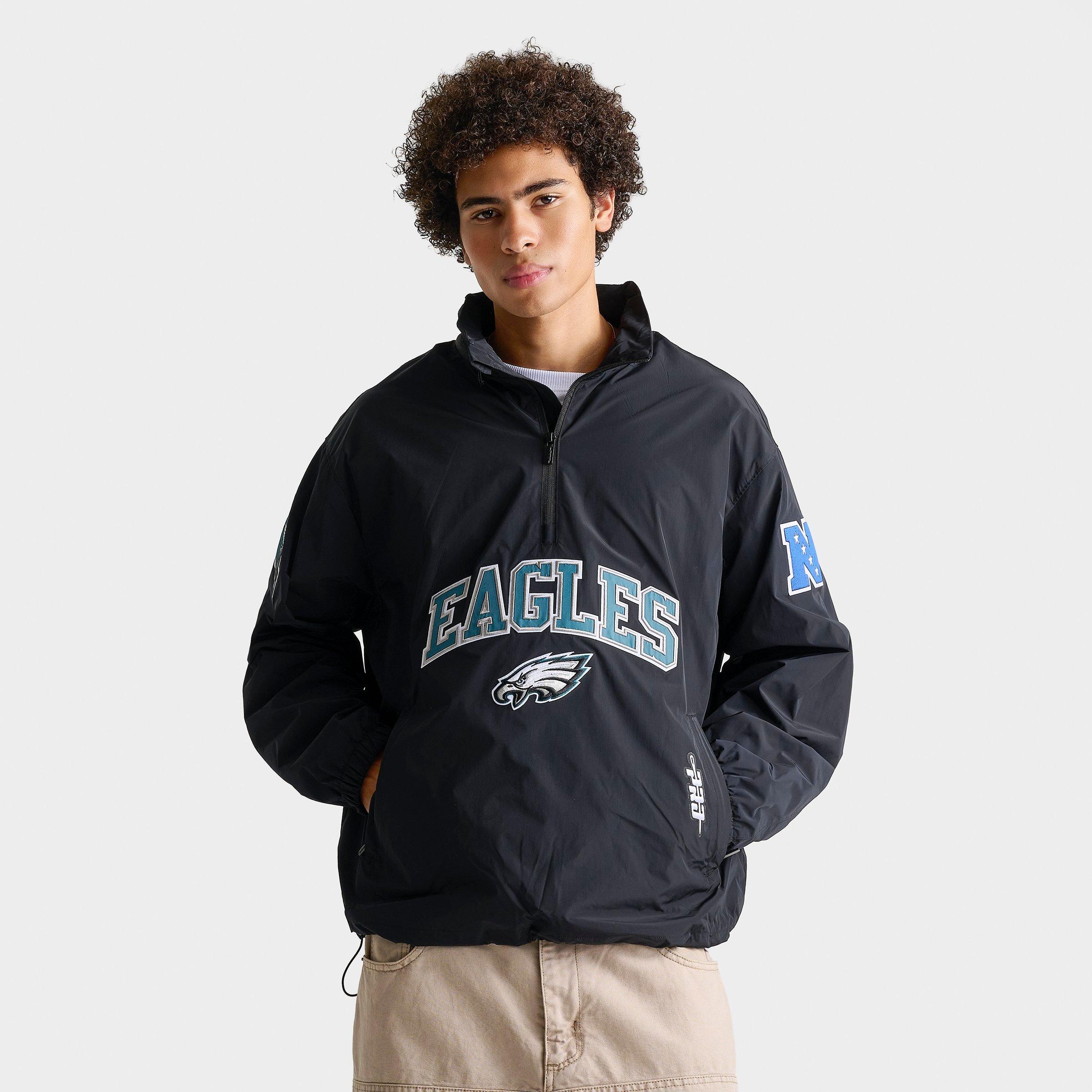 Pro Standard Men's Philadelphia Eagles NFL Pre Game Quarter-Zip Jacket