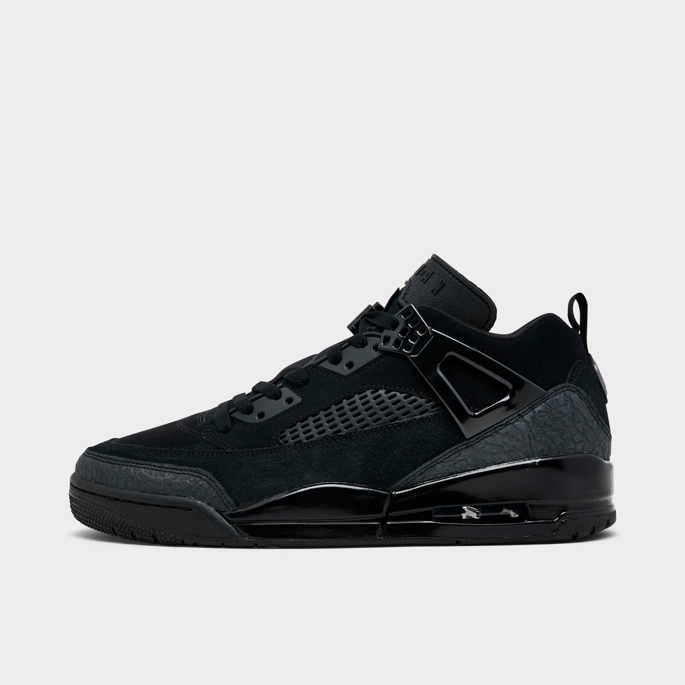 Jordan Men's Spizike Low Casual Shoes in Black/Anthracite Size: 7.5