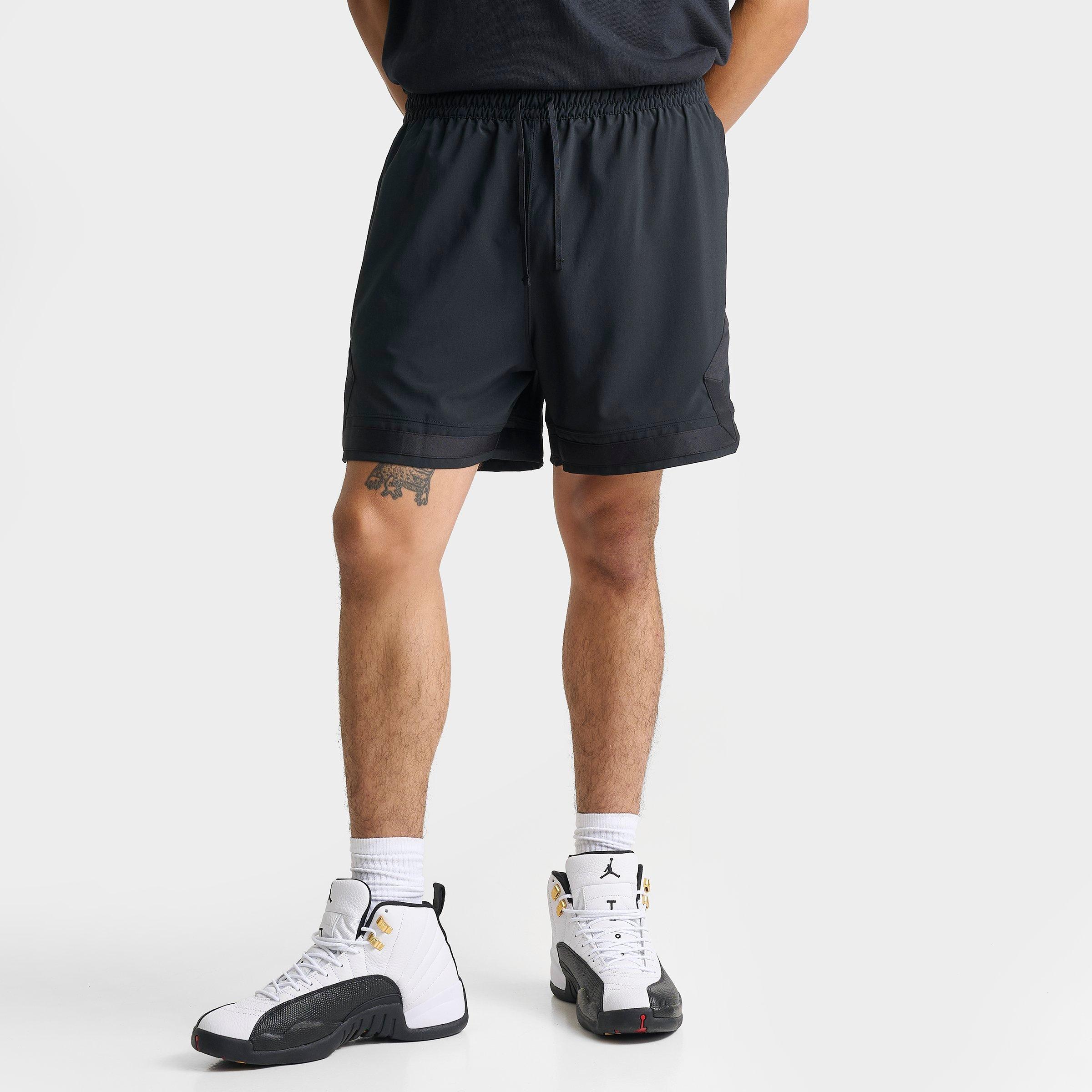 Jordan Men's Sport Dri-FIT Woven Diamond Shorts in Black Size: Large