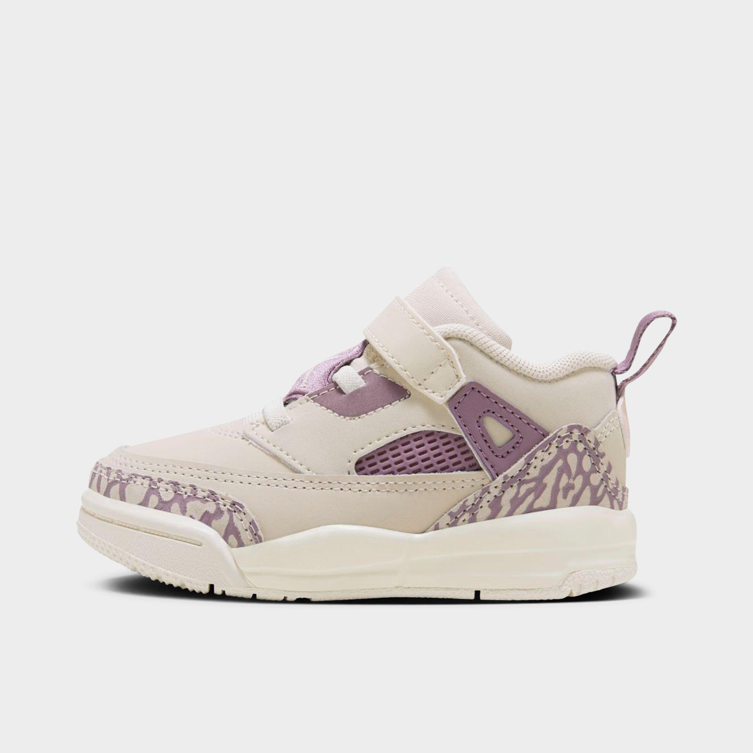 Jordan Kids Toddler Spizike Low Casual Shoes in Legend Light Brown/Violet Dust/Sail Size: 4.0