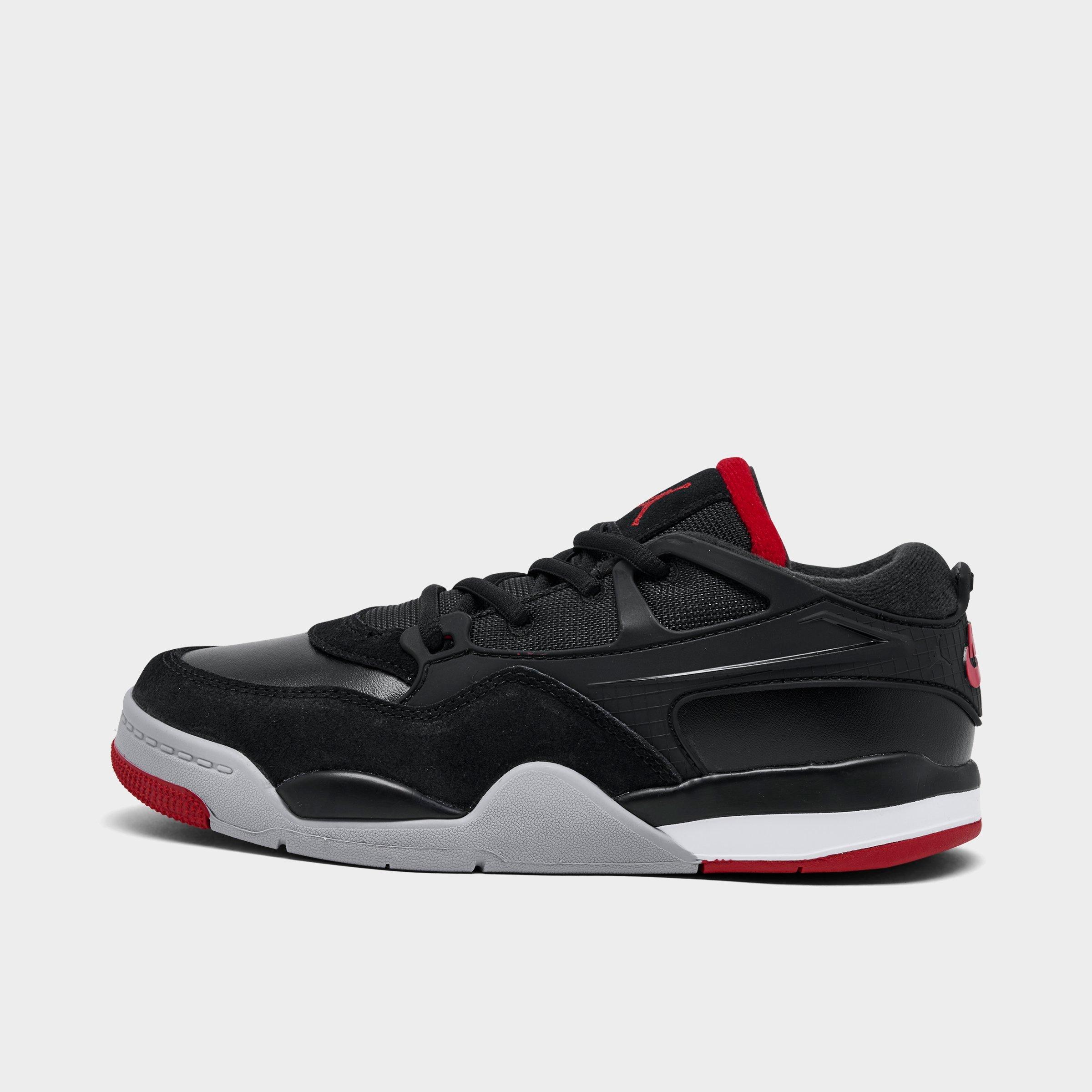 Jordan Little Kids Air 4RM Casual Shoes in BLACK/VARSITY RED W Size: 1.0