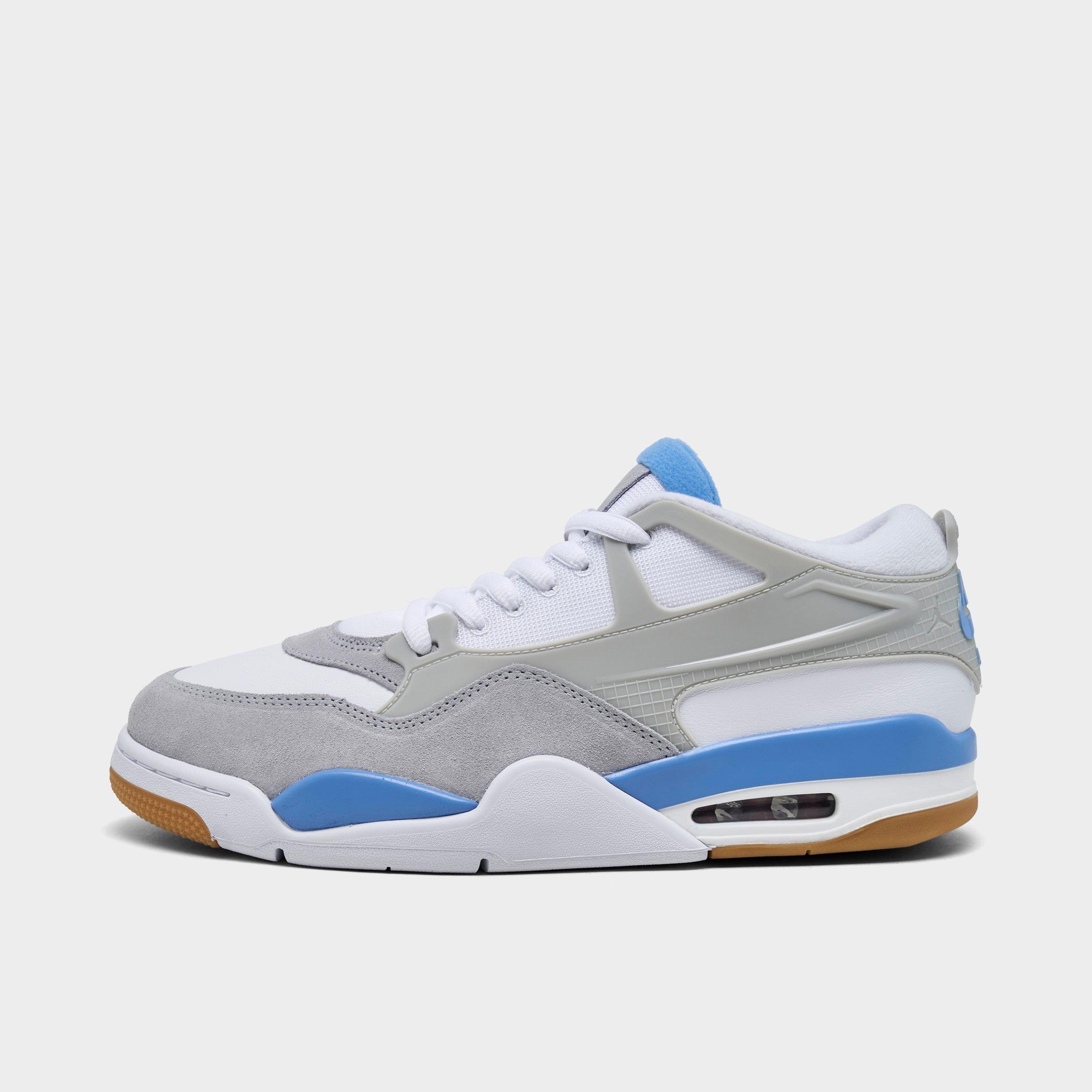 Jordan Men's Air 4 RM Casual Shoes in White/Neutral Grey/White Size: 8.0