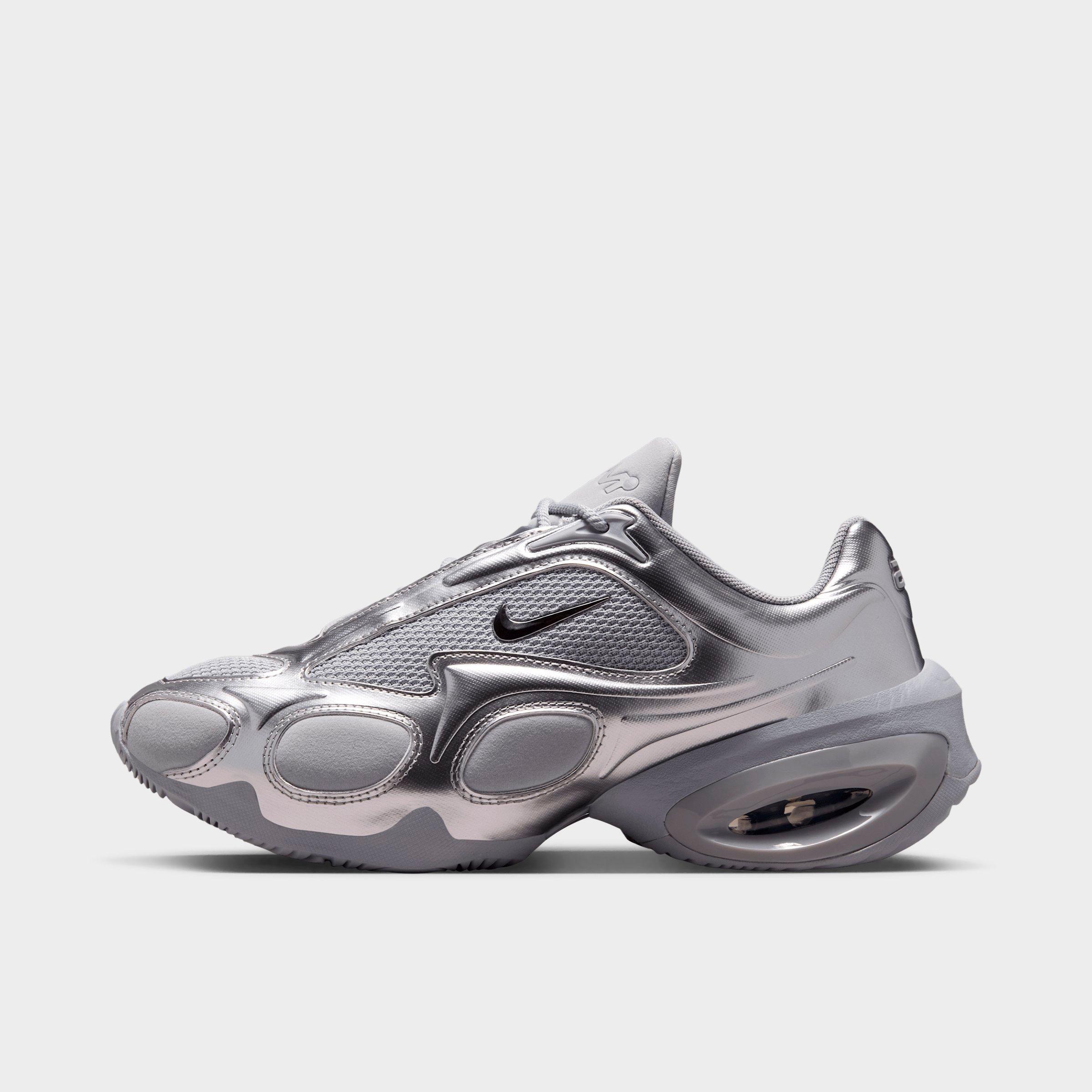 Nike Womens Air Max Muse Casual Shoes in Metallic Silver/Metallic Silver Size: 11.5