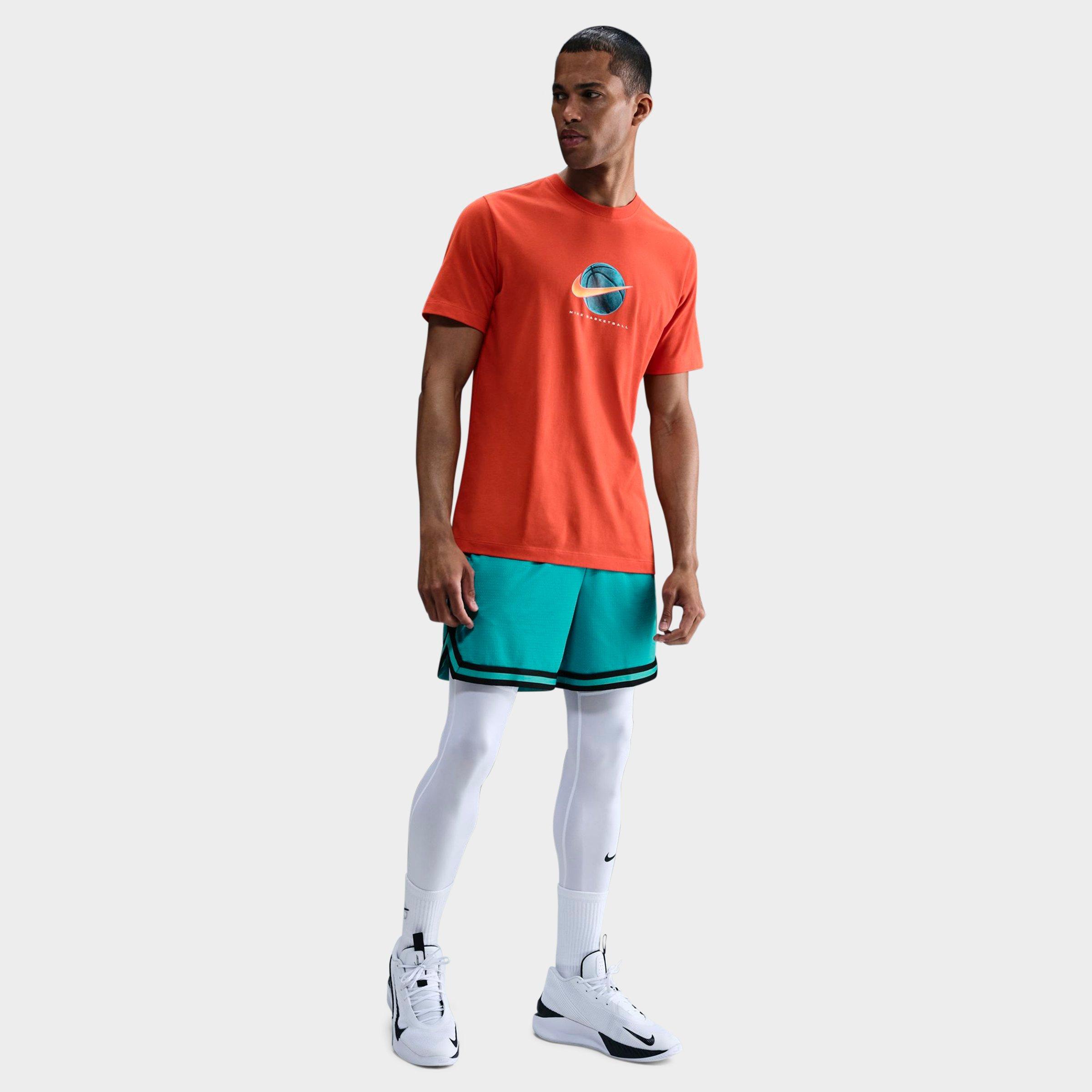 Nike Men's DNA Dri-FIT 6" Basketball Shorts in Dusty Cactus/Black Size: Small