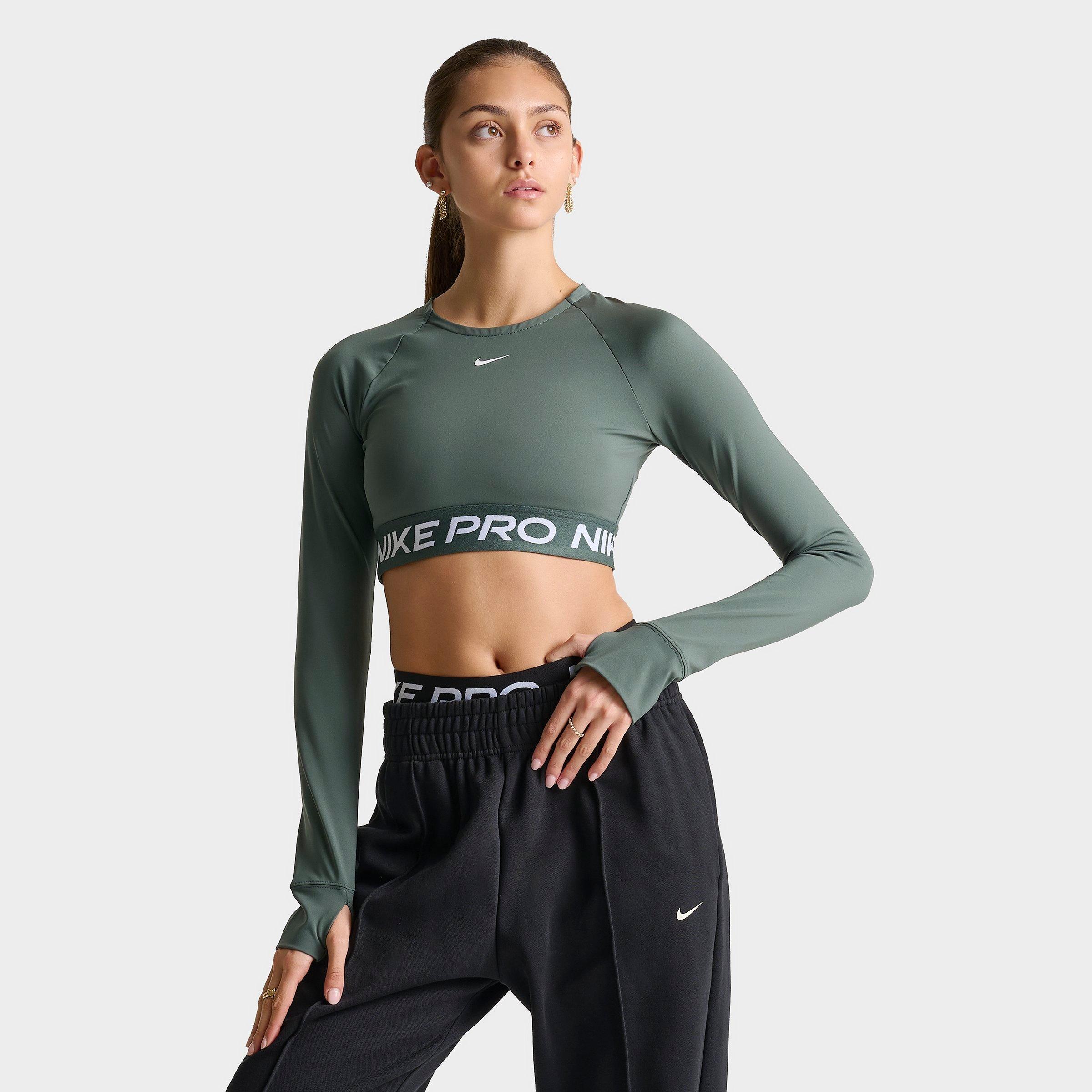 Women's Nike Pro 365 Dri-FIT Cropped Long-Sleeve T-Shirt