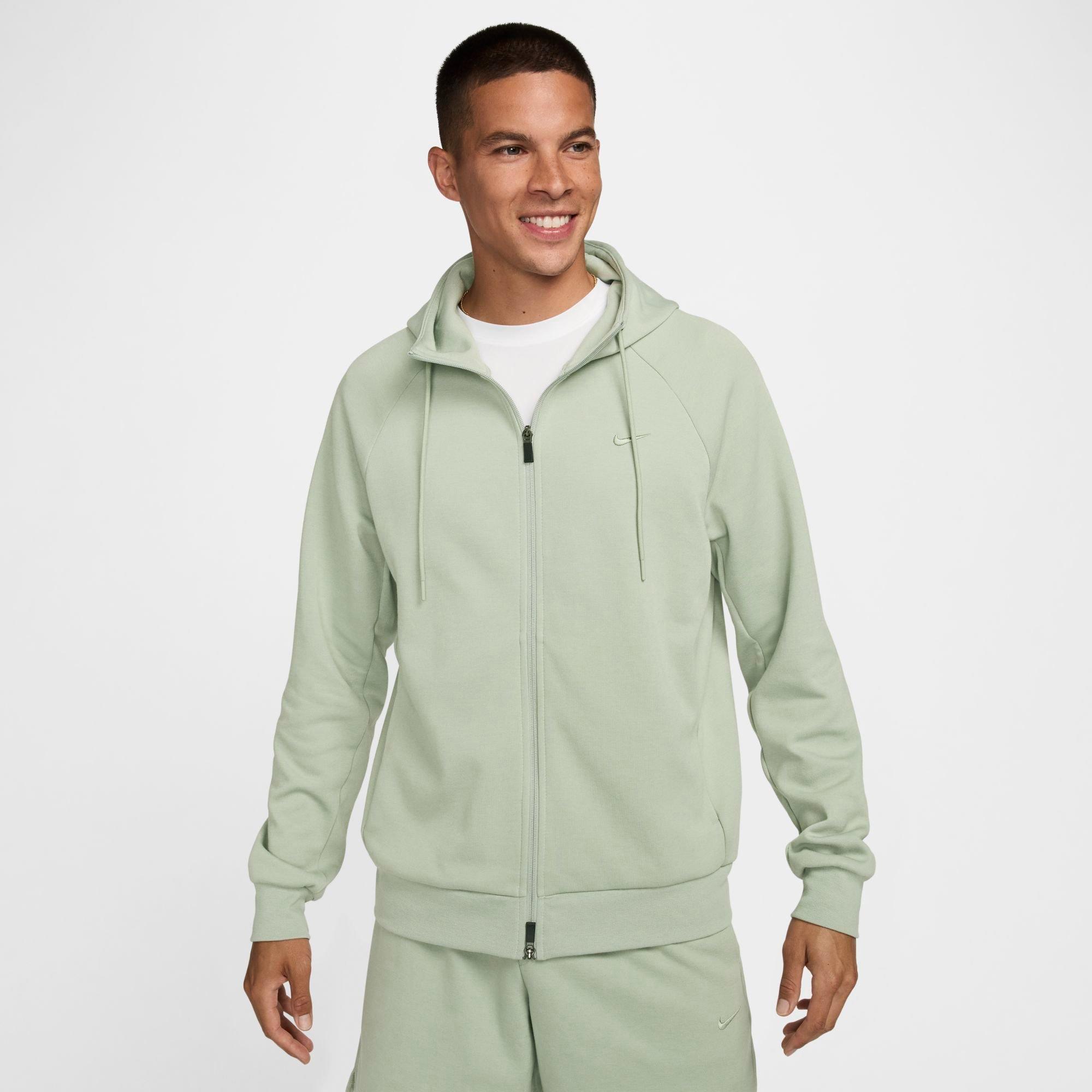 Nike Men's Primary Dri-FIT UV Full-Zip Versatile Hoodie in Jade Horizon Size: Medium
