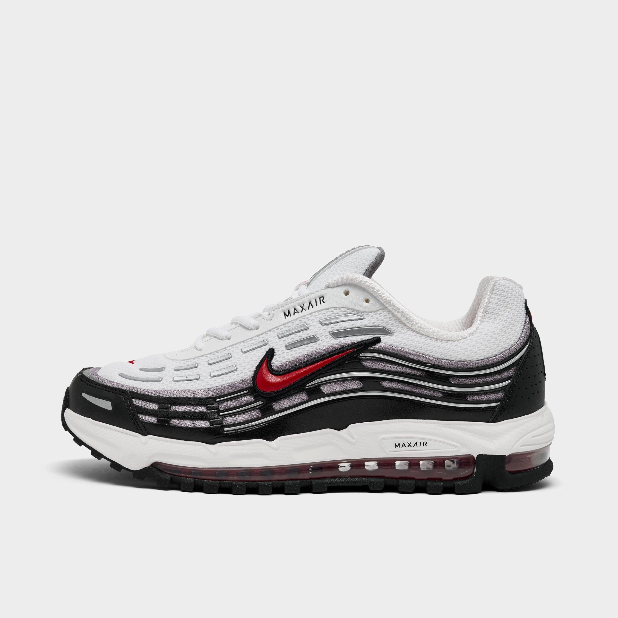 Nike Men's Air Max TL 2.5 Casual Shoes in White/Varsity Red/Black Size: 7.5