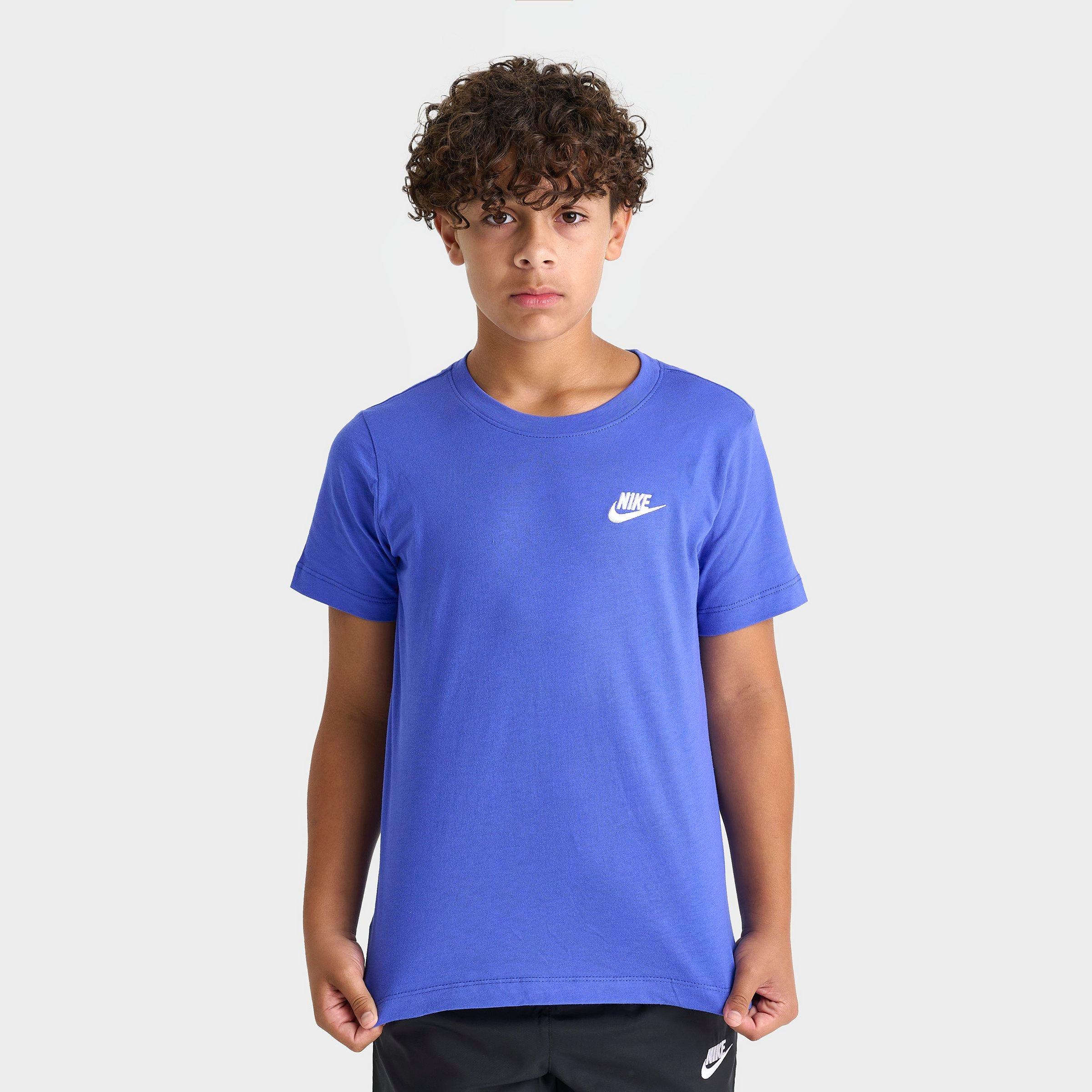 Nike Kids Sportswear T-Shirt in Comet Blue Size: Small