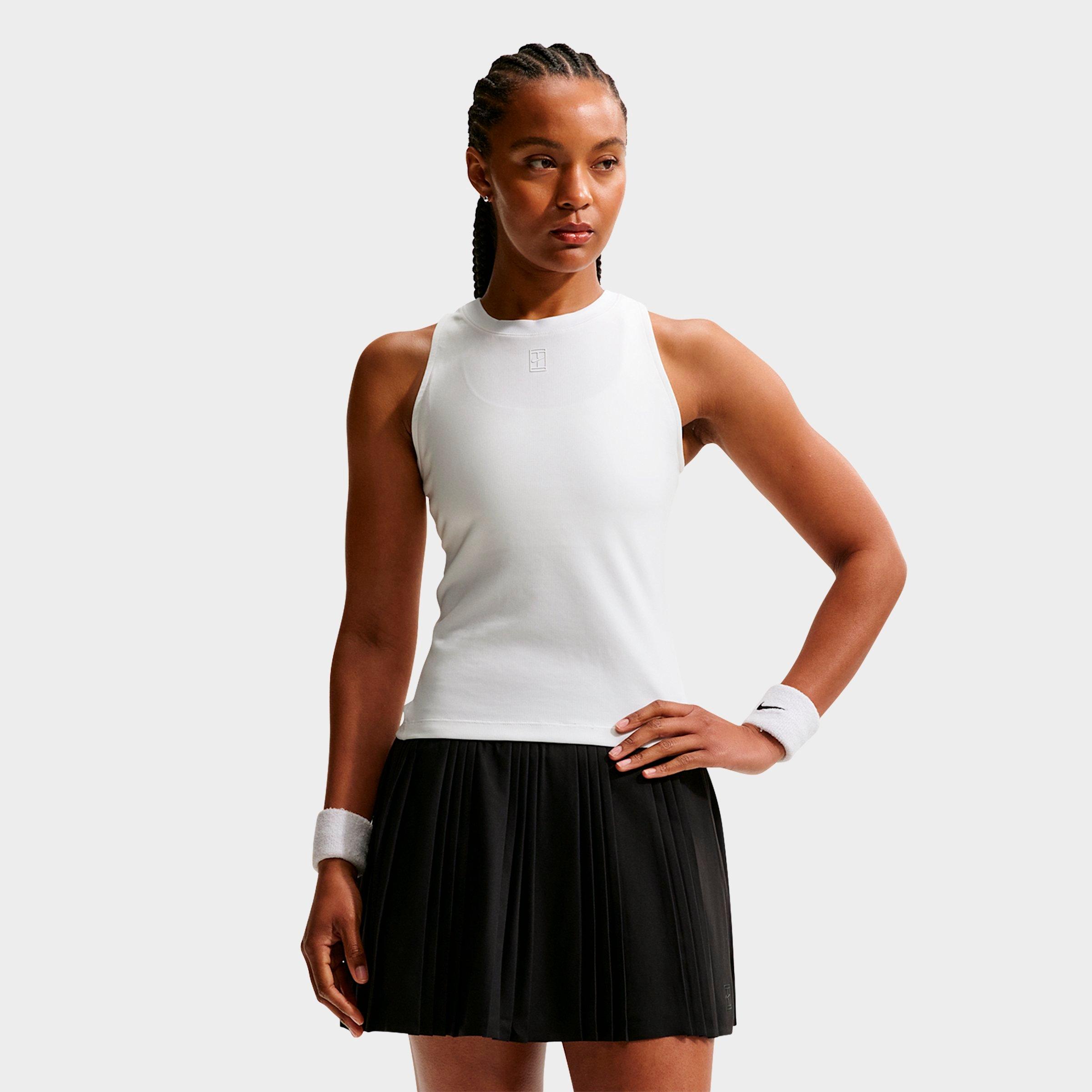 Nike Women's Court Advantage Dri-FIT Tennis Tank Top in White Size: Small