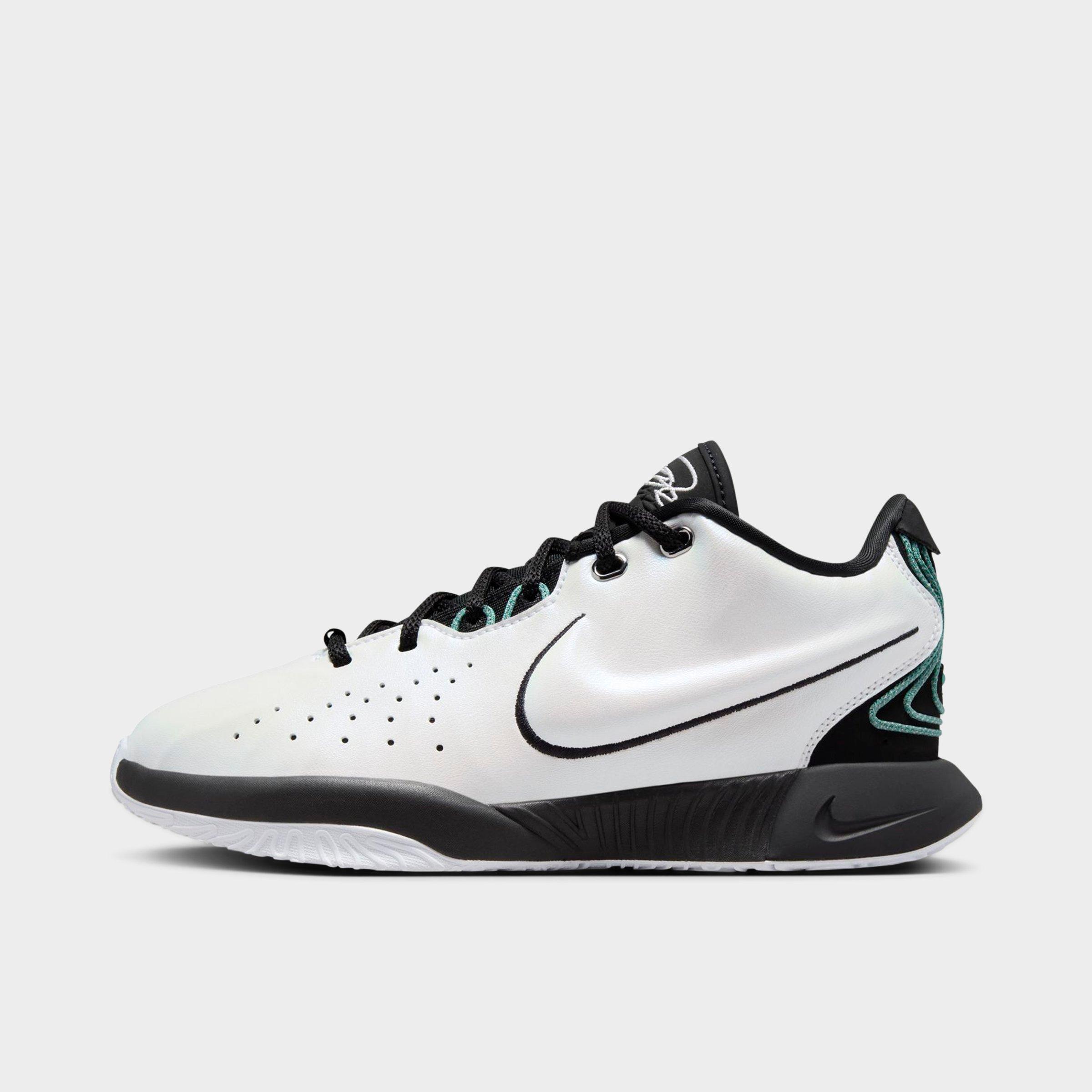 Nike Big Kids LeBron 21 Basketball Shoes in White/Bicoastal/Photon Dust Size: 2.0