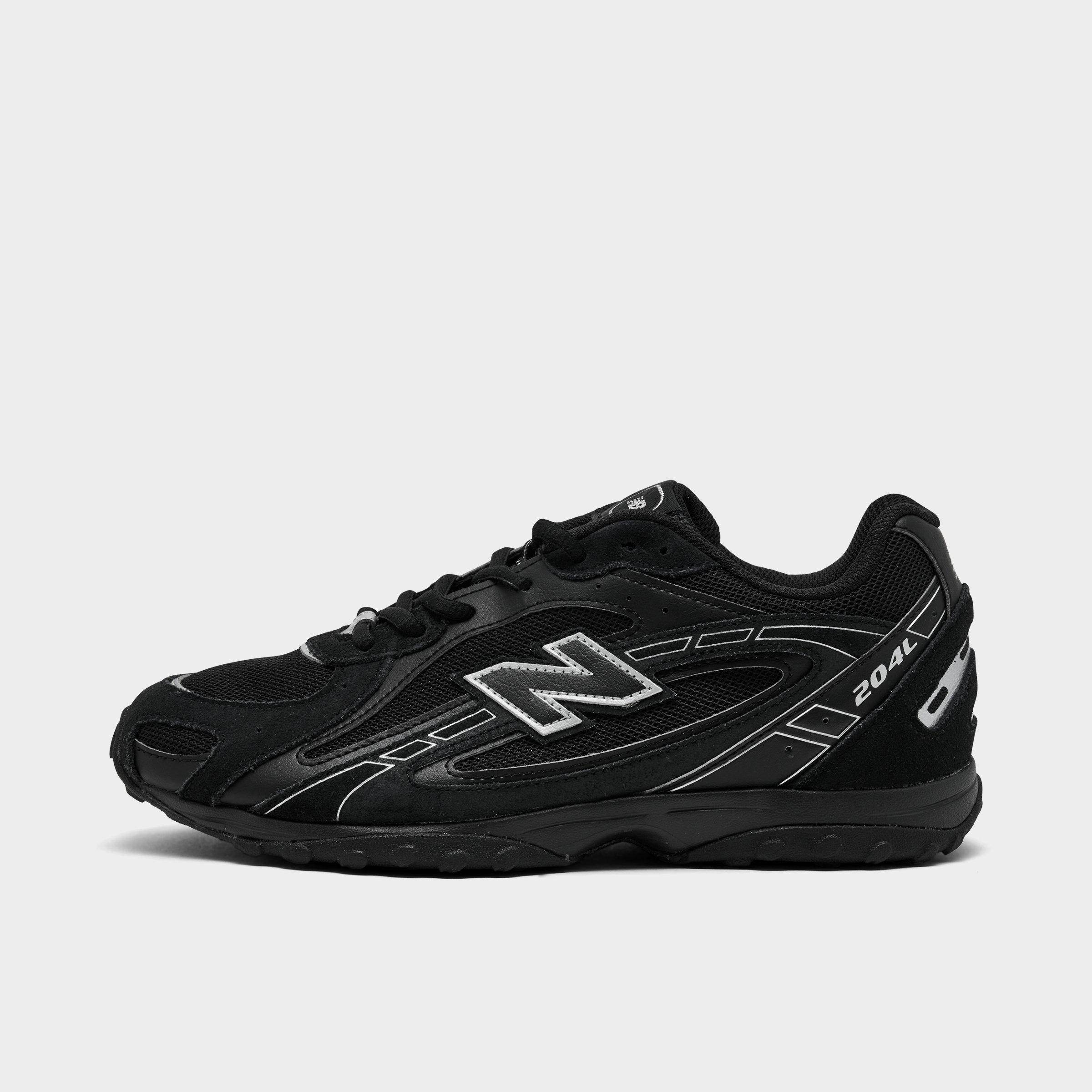 New Balance Girls Big Kids 204L Casual Shoes in Black/Metallic Size: 6.0