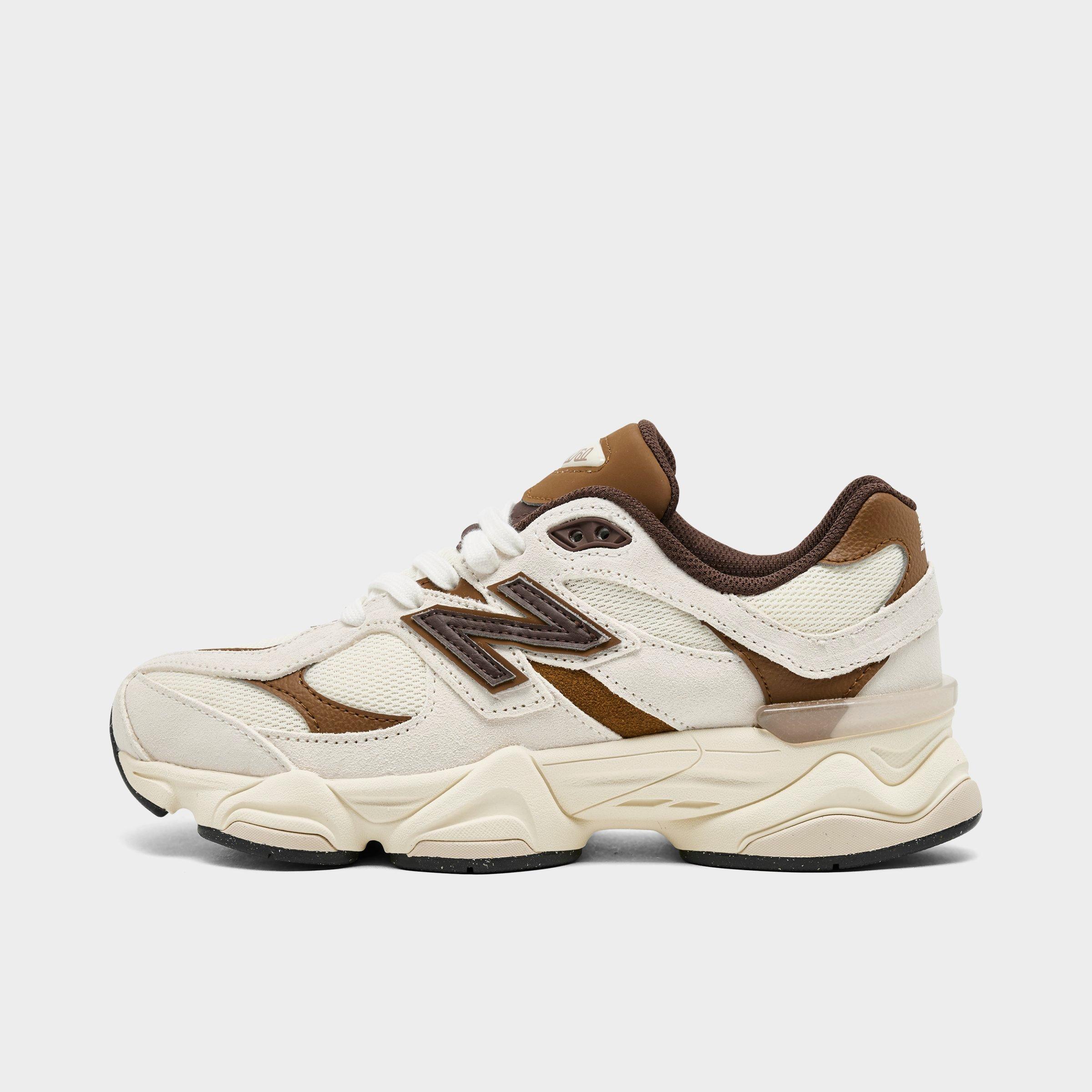 New Balance Big Kids 9060 Casual Shoes in Breakfast Tea/Angora Size: 6.5