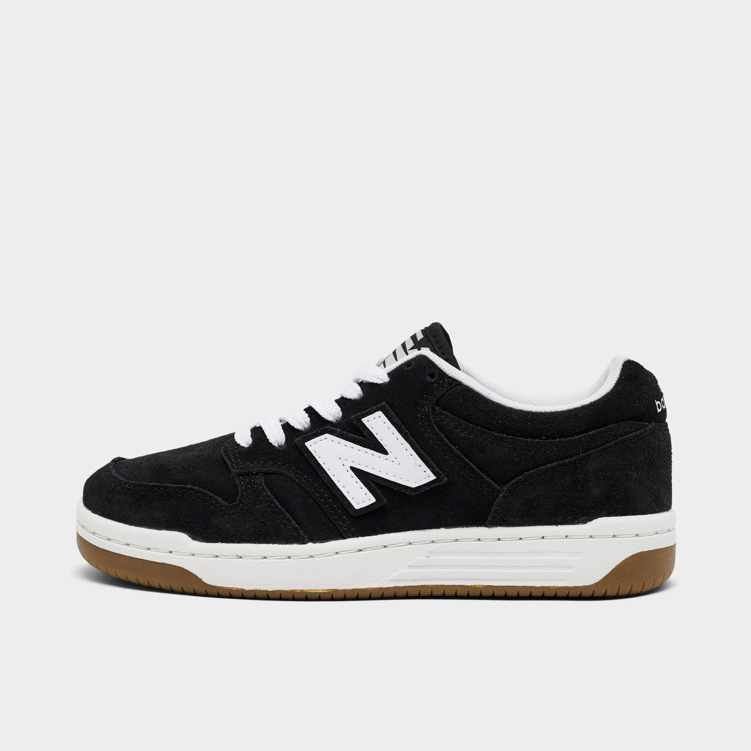 New Balance Big Kids 480 Casual Shoes in White/Black Size: 3.5
