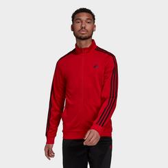 Men's adidas Primegreen Essentials Warm-Up 3-Stripes Track Jacket