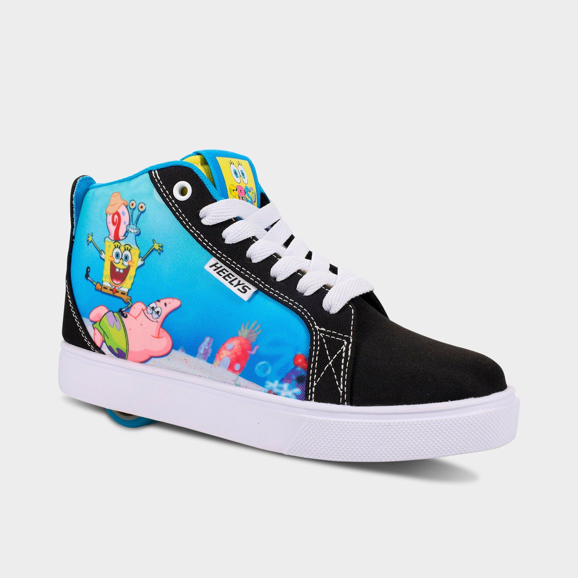 Big Kids' Heelys x SpongeBob Racer 20 Mid Casual Shoes