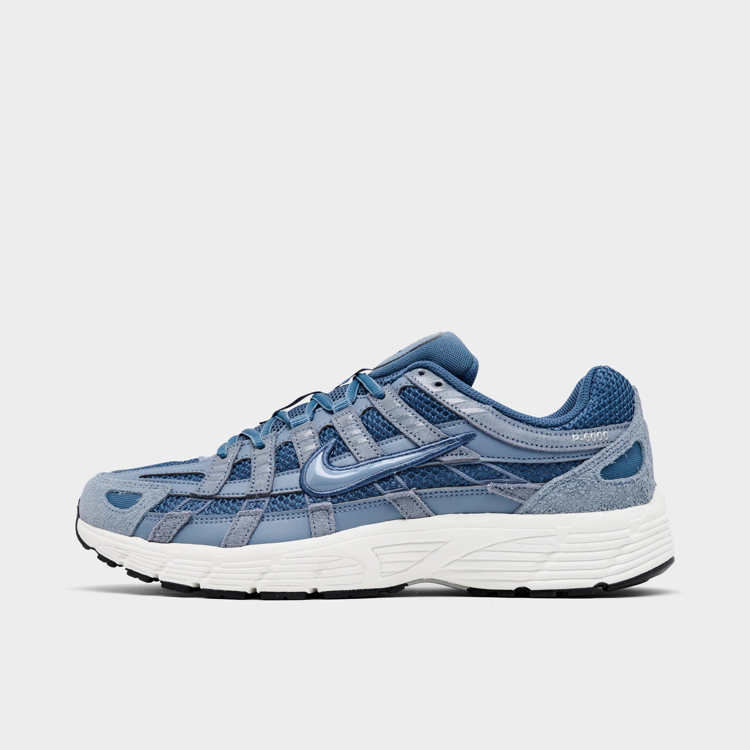 Nike Men's P-6000 SE Casual Shoes in Diffused Blue/Sail/Black Size: 9