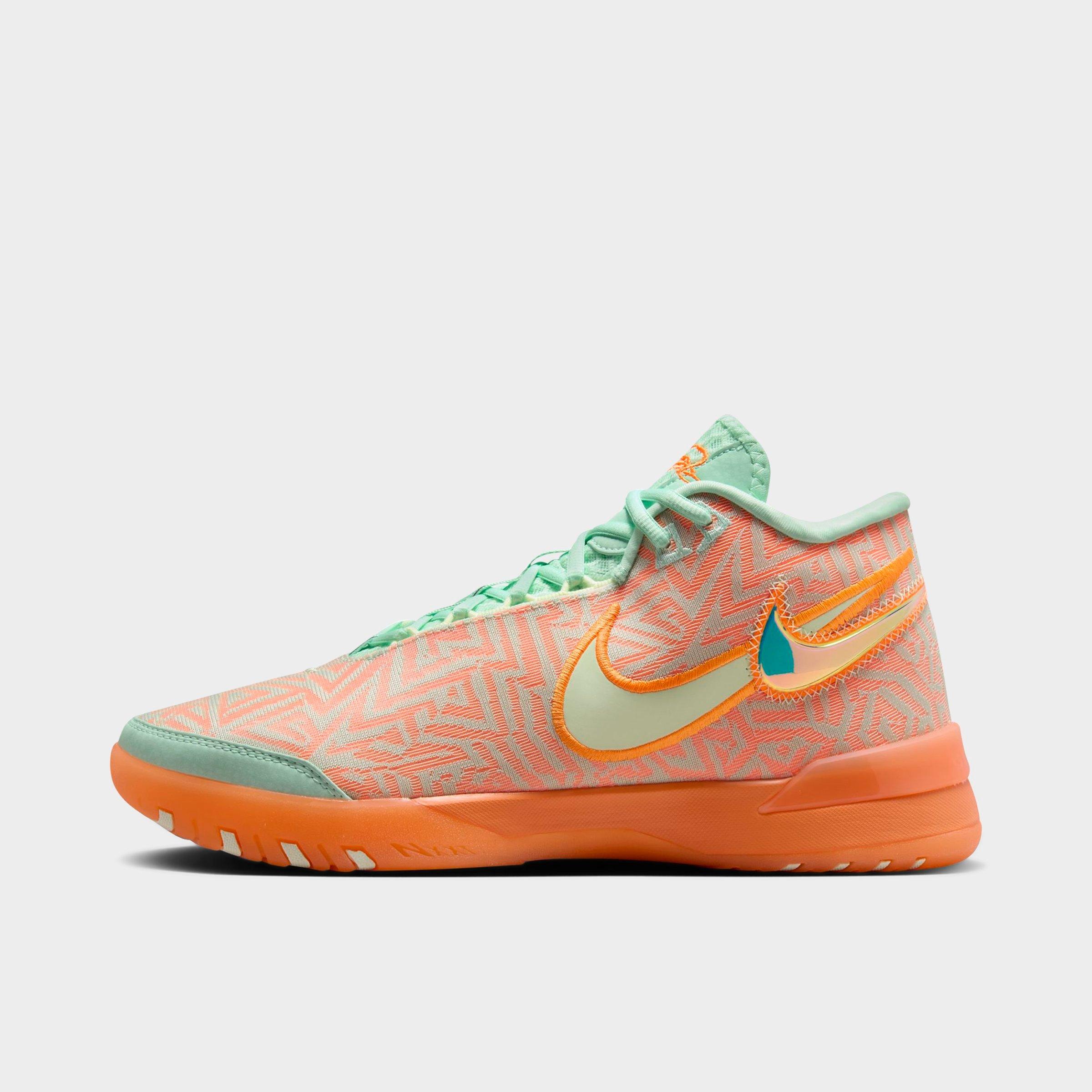 Nike Men's LeBron NXXT Genisus Basketball Shoes in Mint Foam/Volt Tint/Hyper Jade Size: 7.5