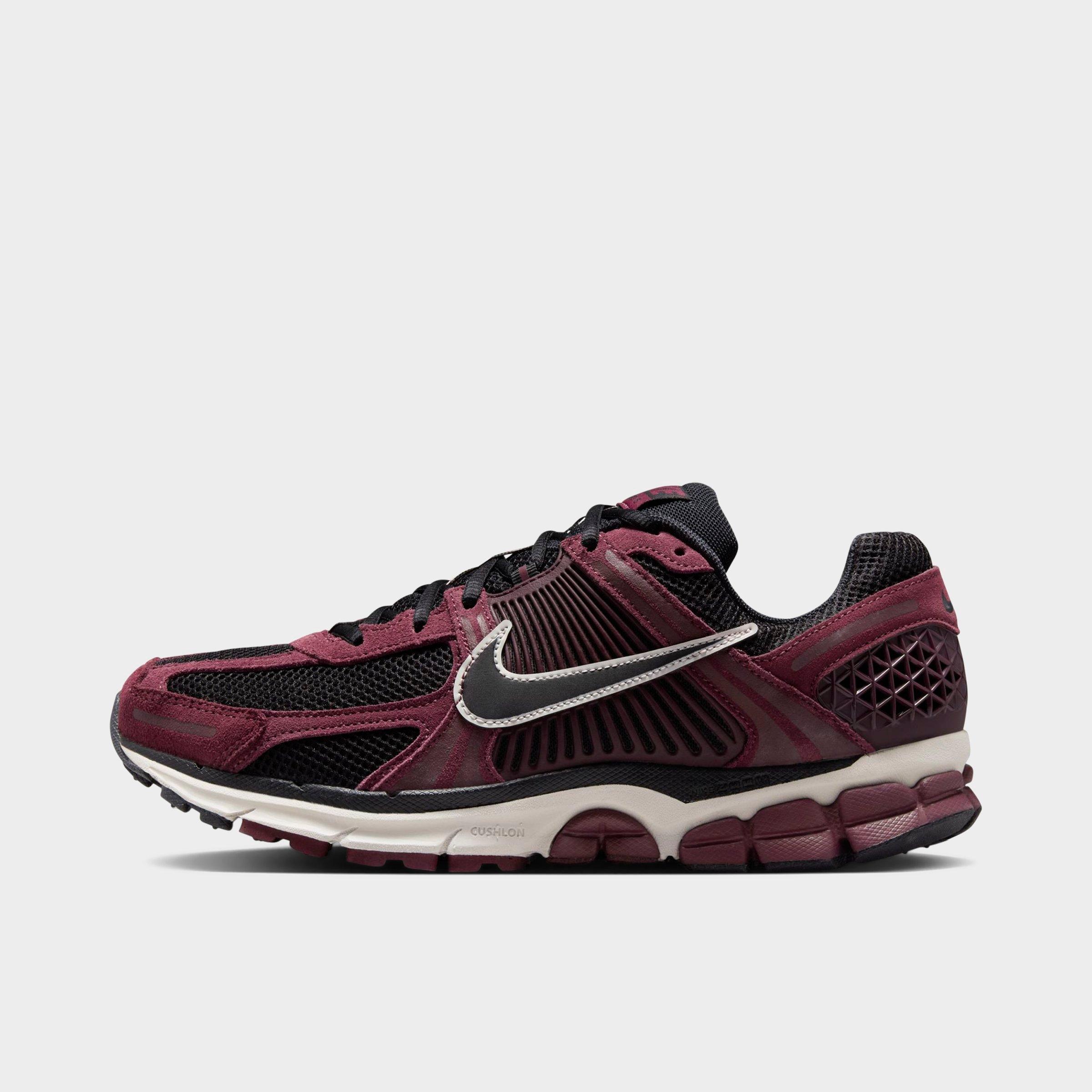Nike Men's Zoom Vomero 5 Casual Shoes in College Grey/Dark Team Red/Coconut Milk Size: 7.5