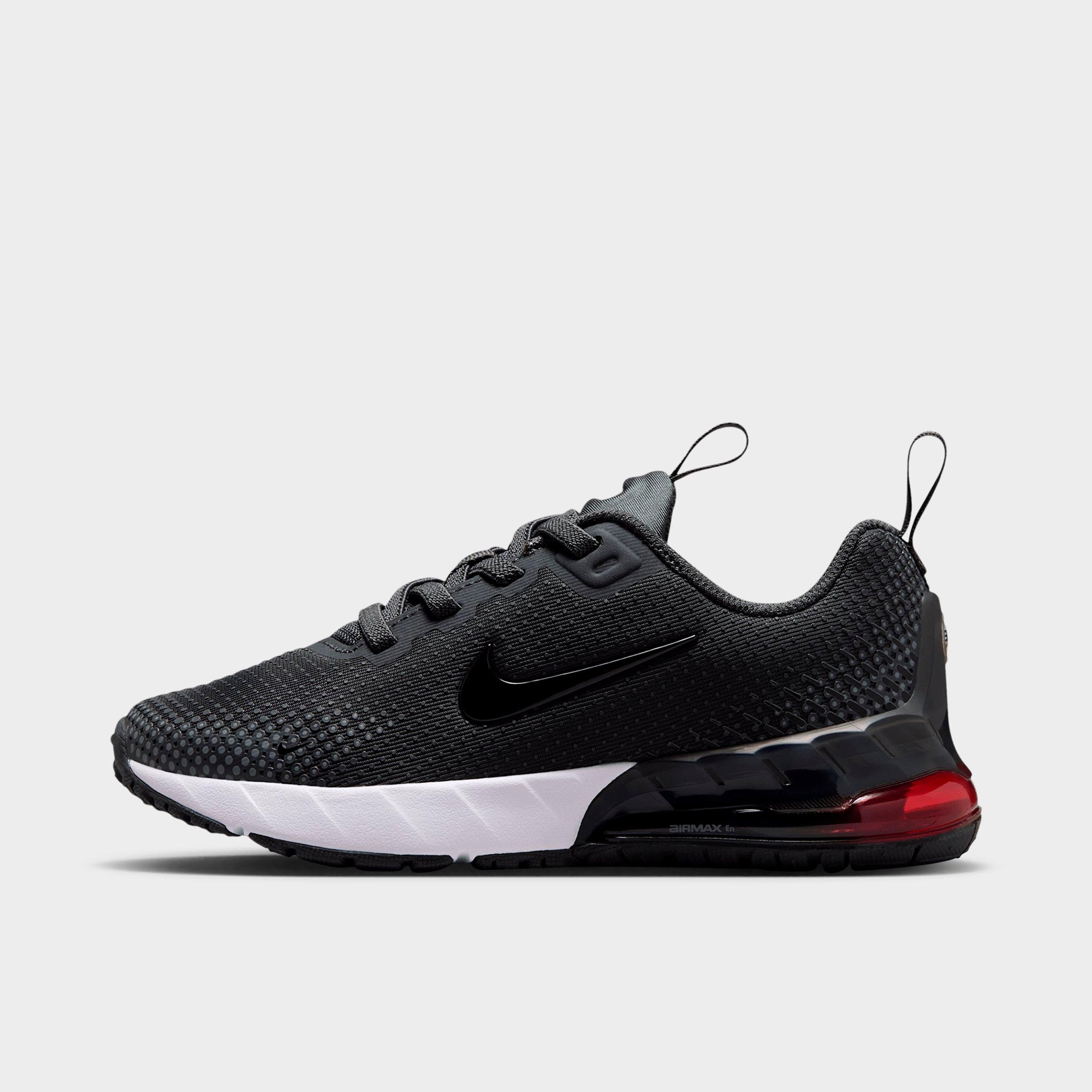 Nike Little Kids Air Max Phoenix Stretch Lace Casual Shoes in Anthracite/University Red/Cool Grey Size: 11.5