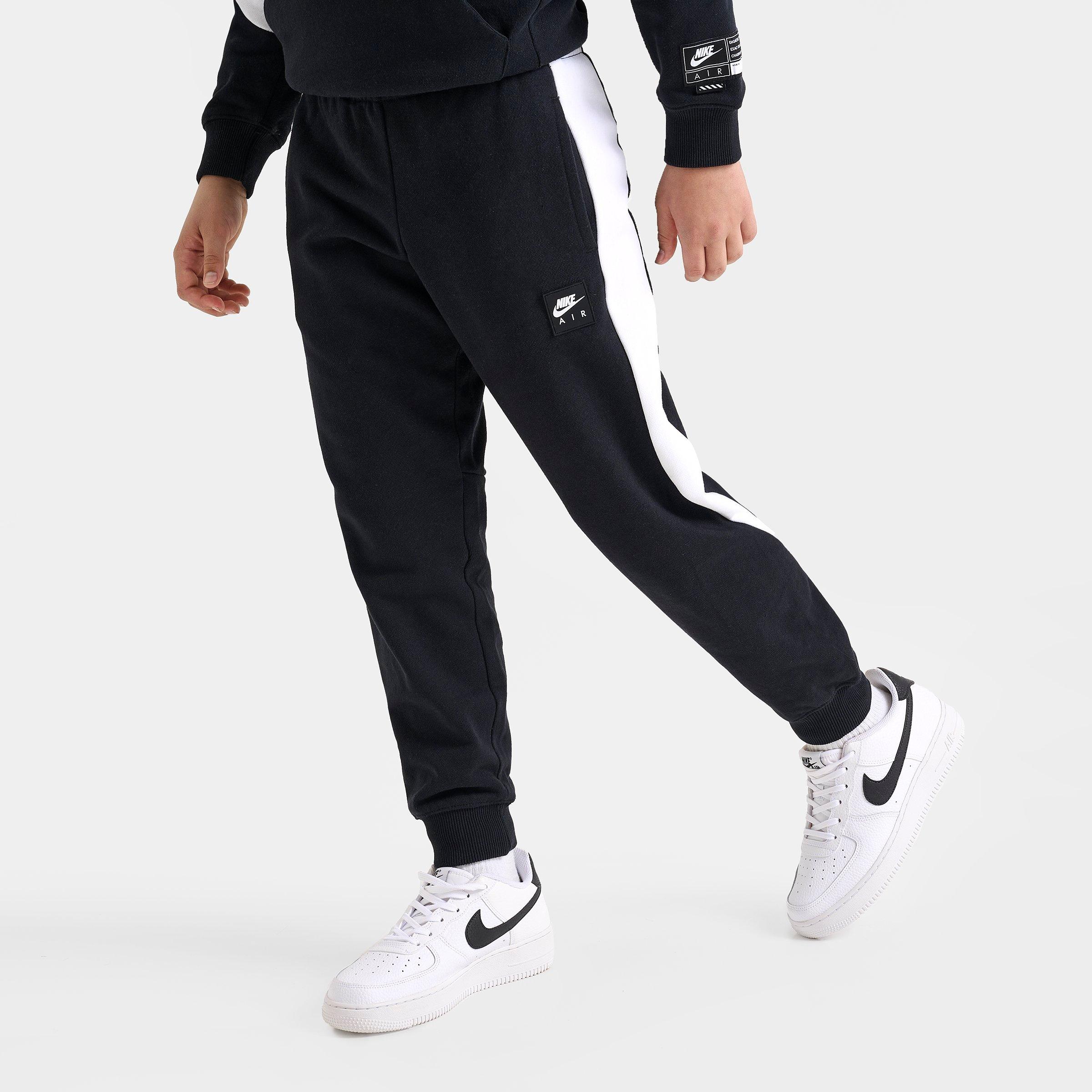 Nike Big Kids Air Fleece Joggers Pants in Black Size: Small