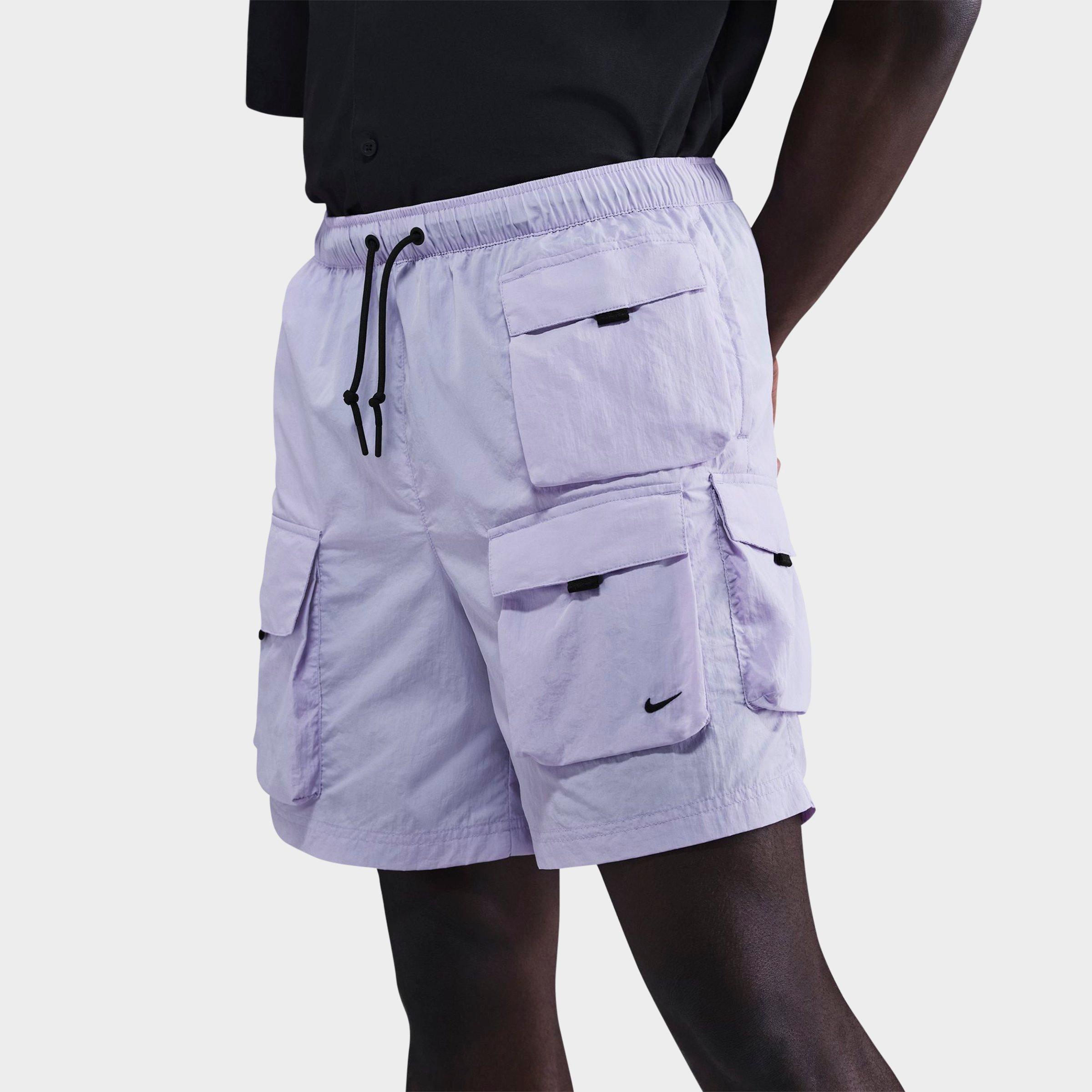 Nike Men's Tech Woven Cargo Shorts in Hydrangeas/Black Size: XS