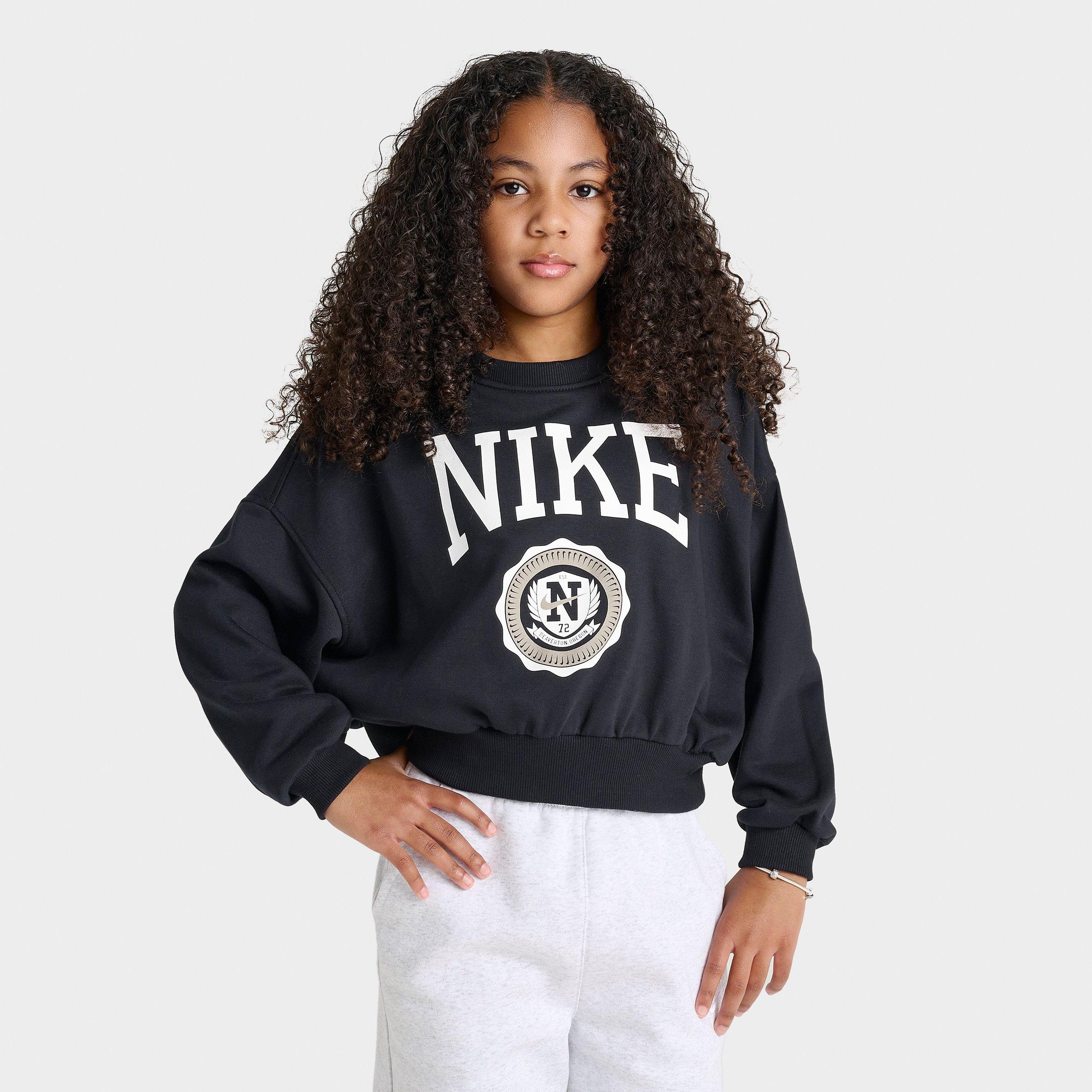 Girls' Nike Sportswear Club Crewneck Sweatshirt