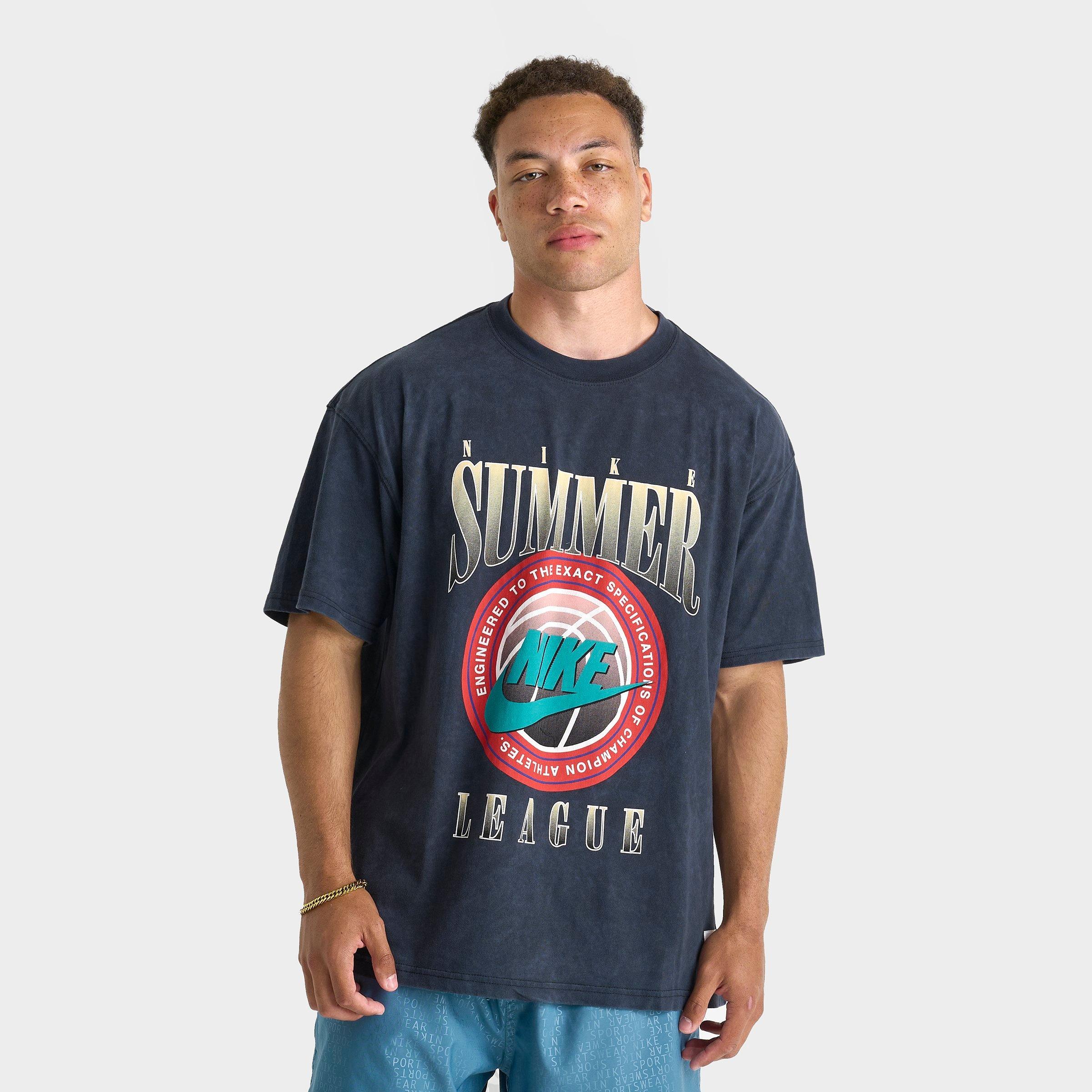 Nike Men's Summer League Basketball T-Shirt in Black Size: XL