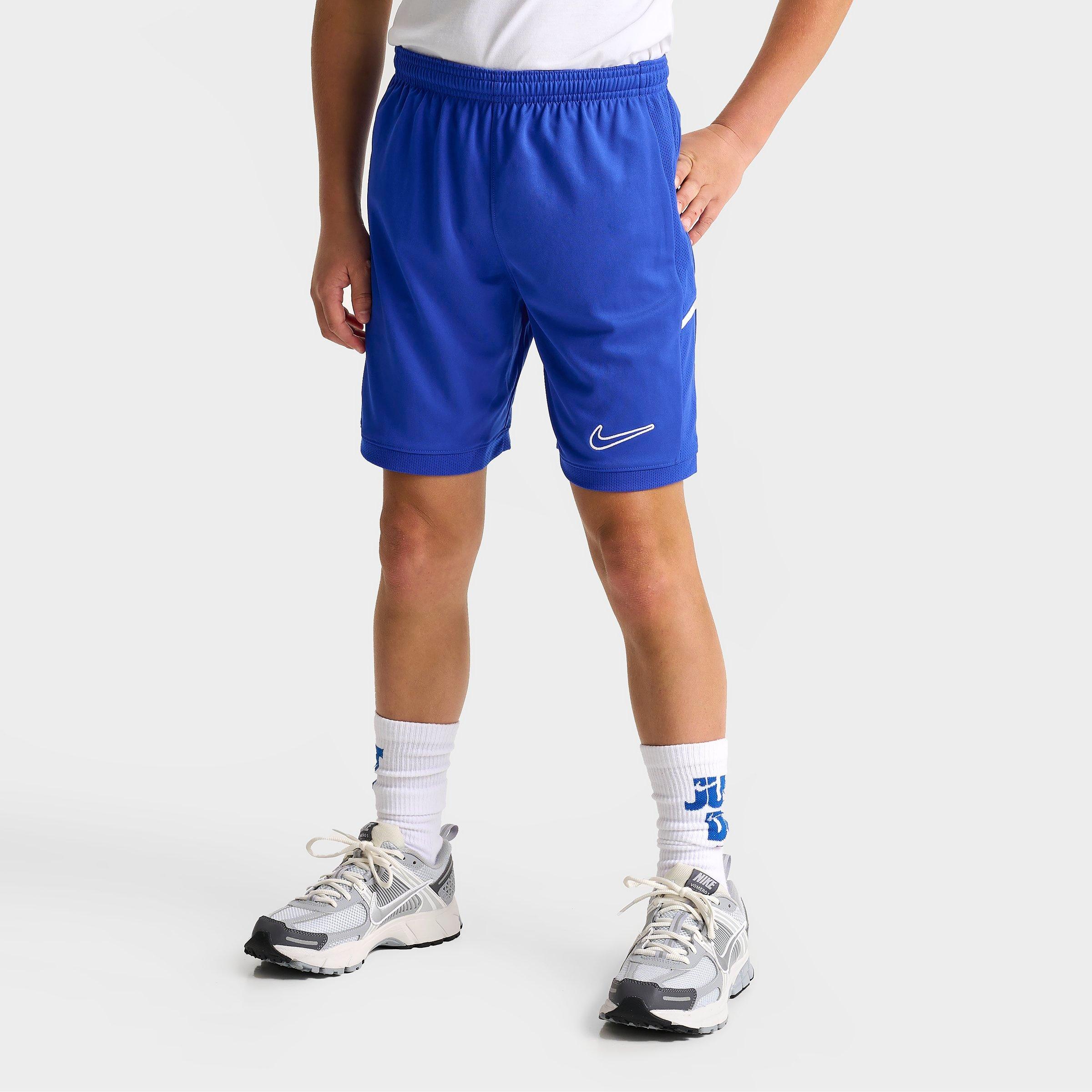 Nike Kids Academy Dri-FIT 7 Inch Soccer Shorts in Game Royal/White Size: Small